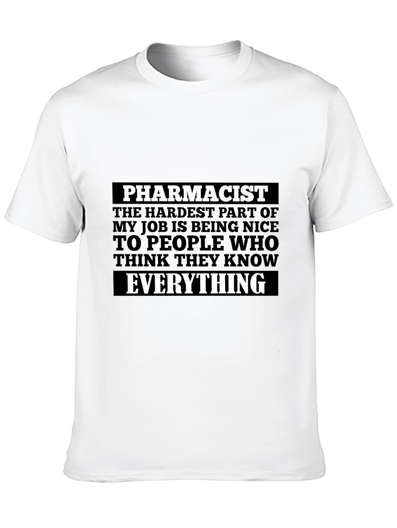 Black Pharmacist Humor T-Shirt - Hardest Part of My Job view 10