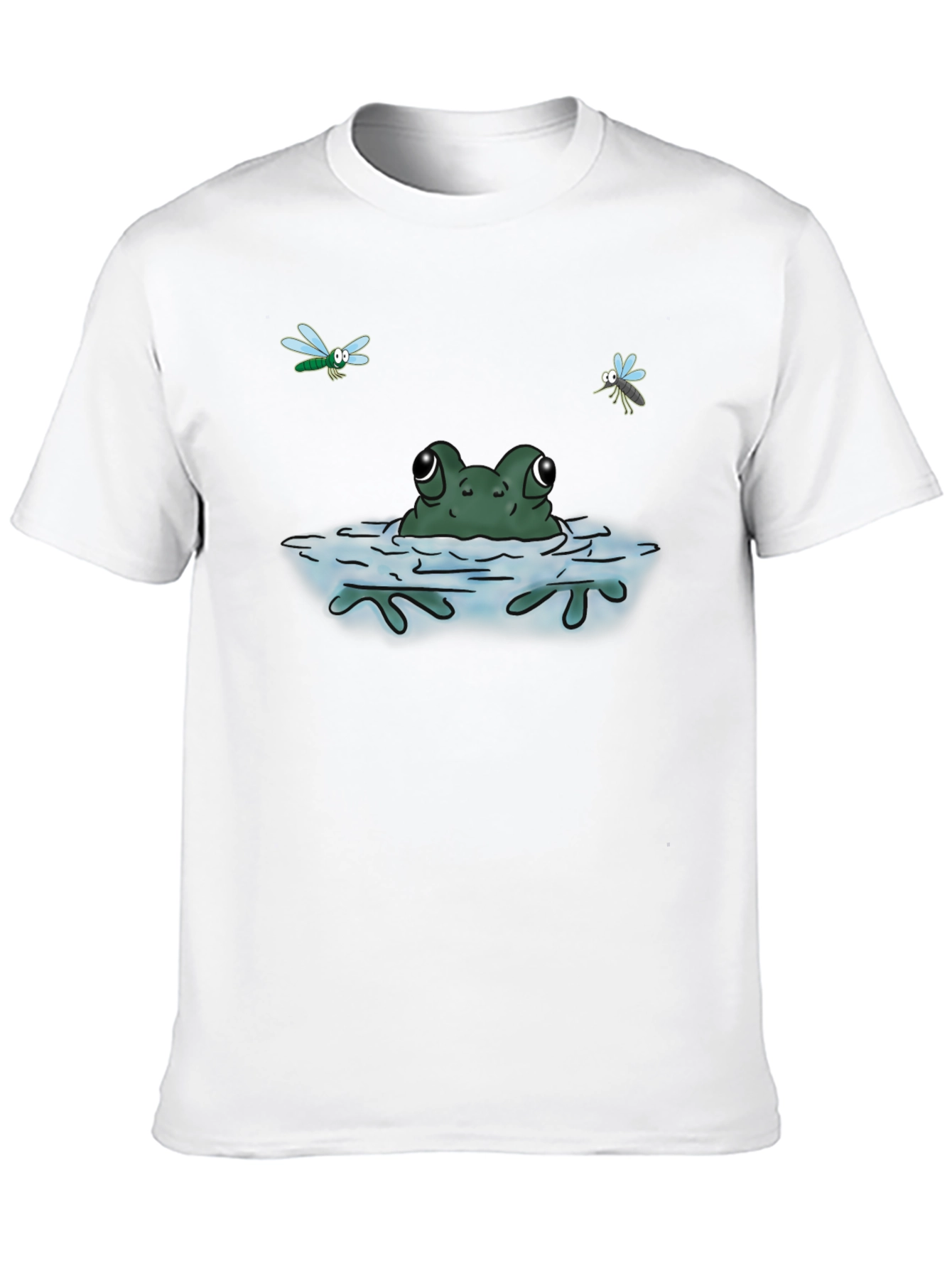 Black Frog in Water T-Shirt - Fun & Unique Graphic Tee view 10