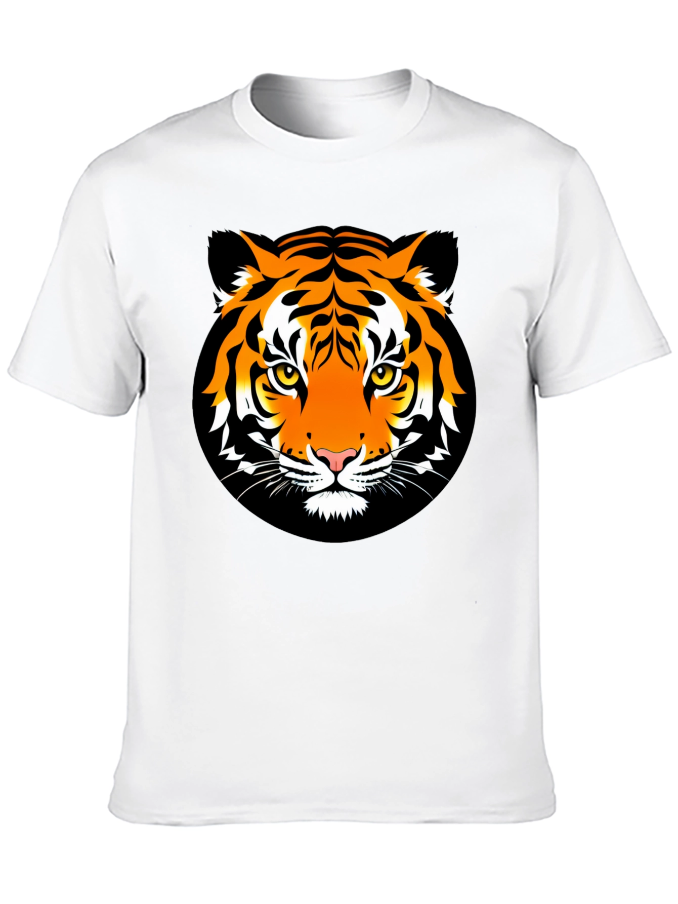 Black Tiger Graphic Tee - Bold Animal Print T-Shirt view 10
