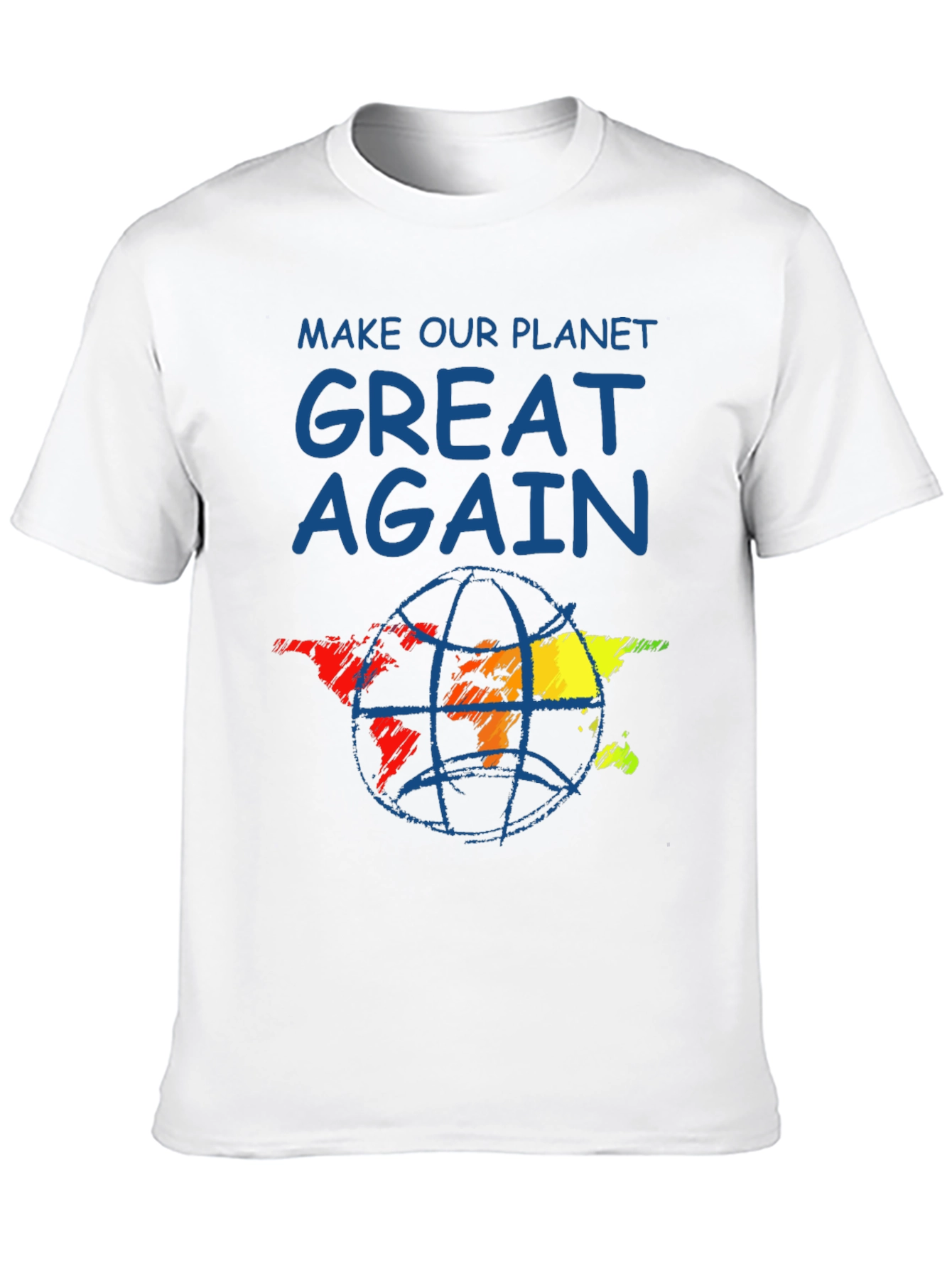 Black Make Our Planet Great Again T-Shirt view 10