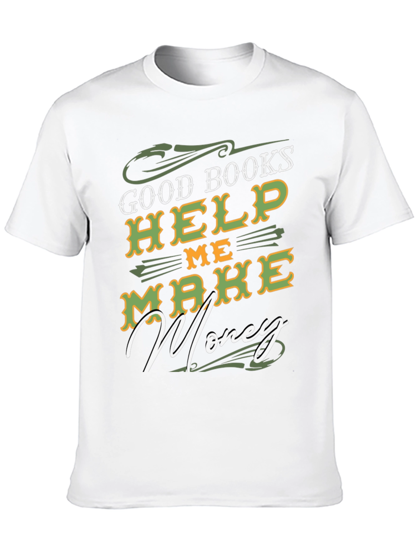 Black Good Books Help Me Make Money T-Shirt view 10