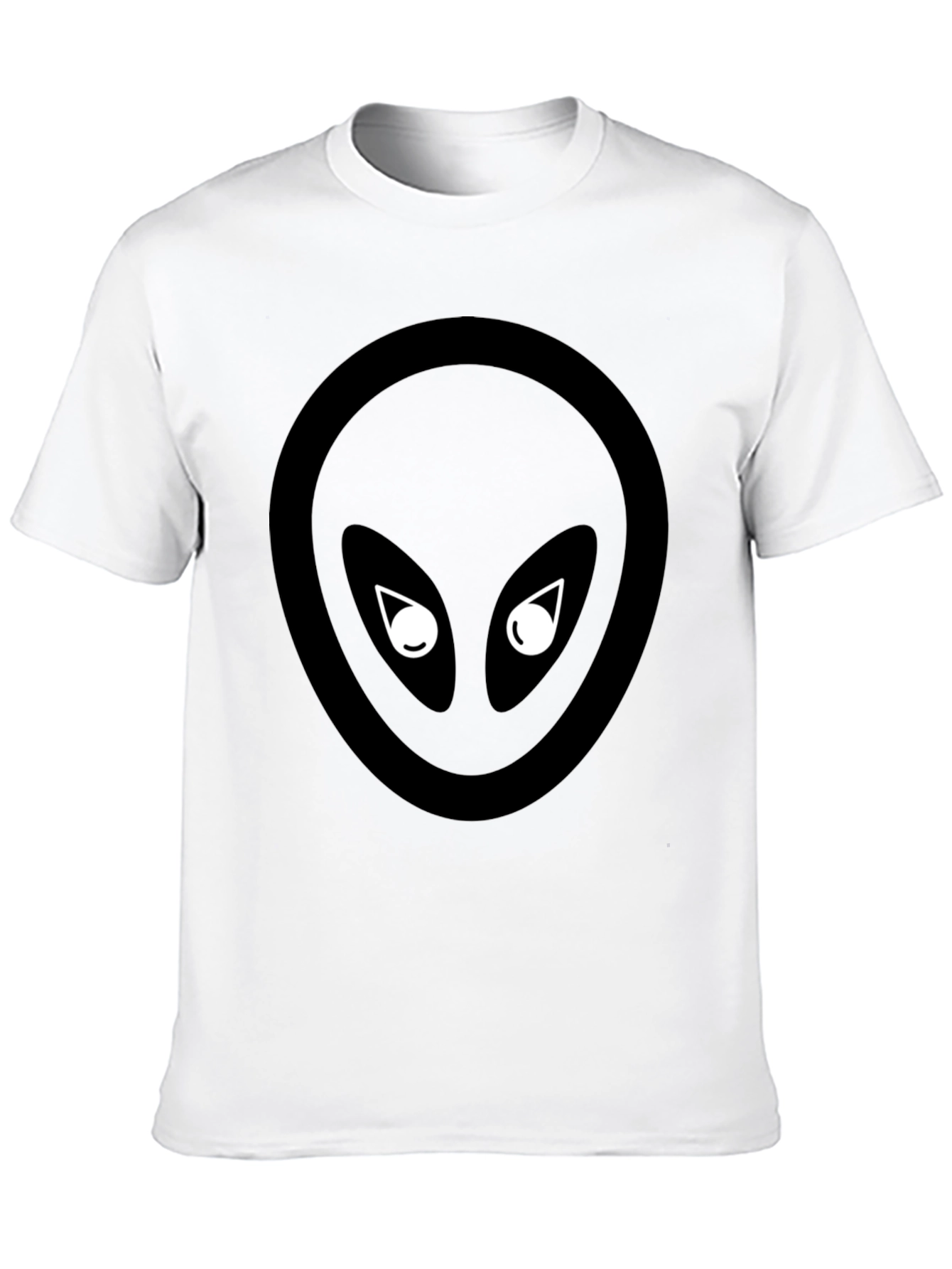 Black Black Alien Graphic Tee - Extraterrestrial Style view 10