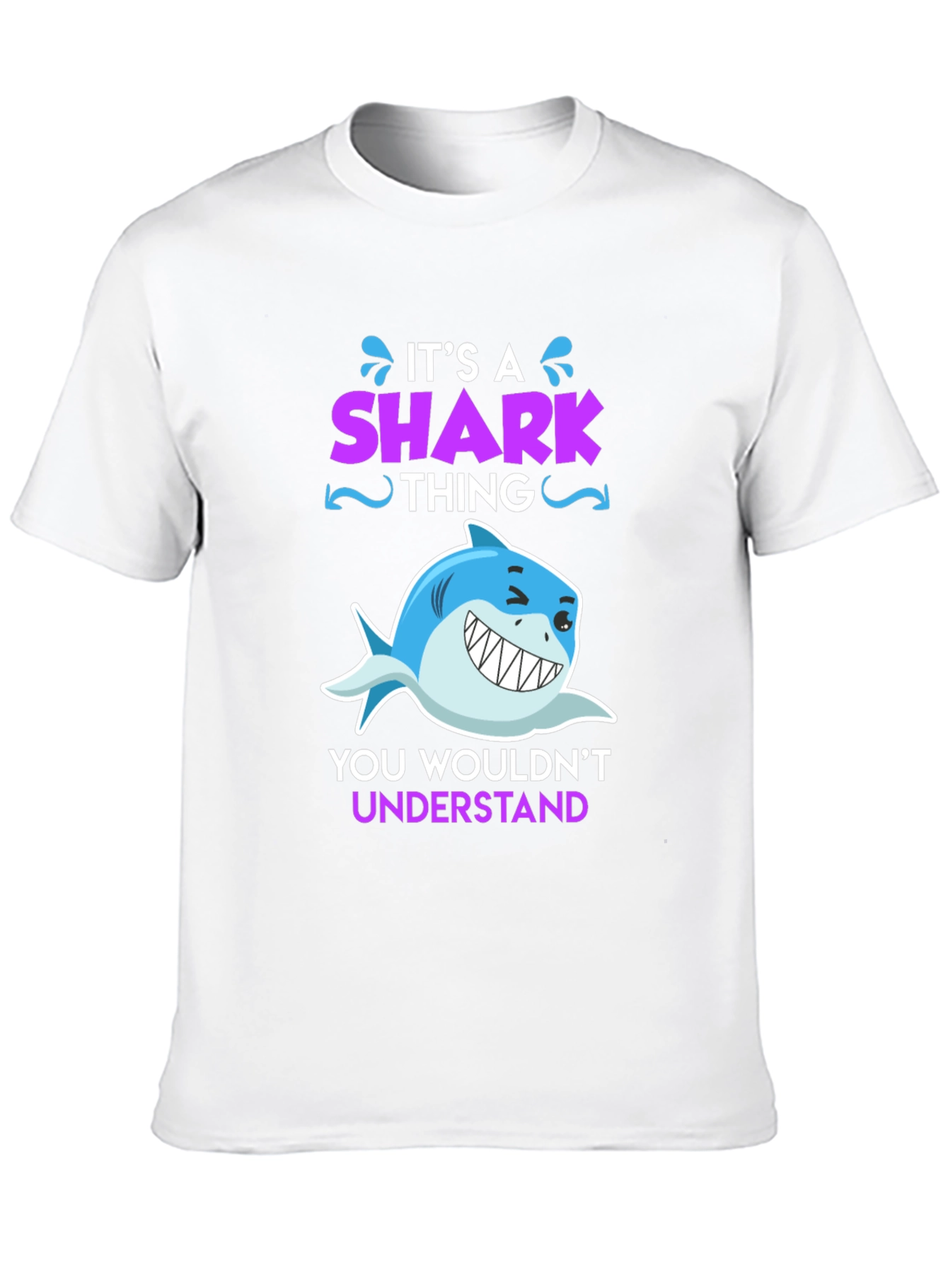 Black It's a Shark Thing T-Shirt view 10