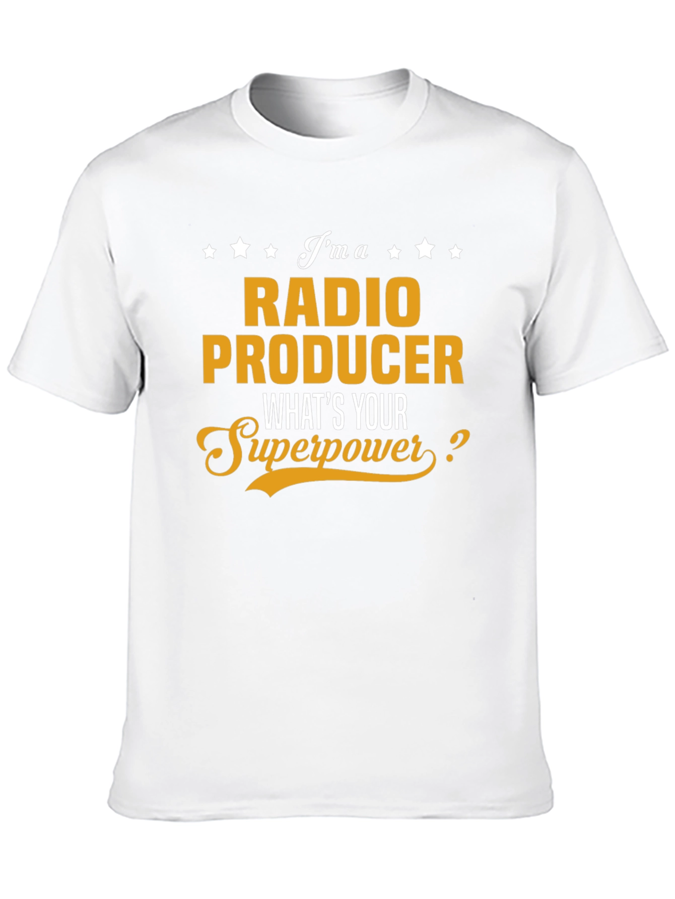 Black Radio Producer Superpower T-Shirt view 10