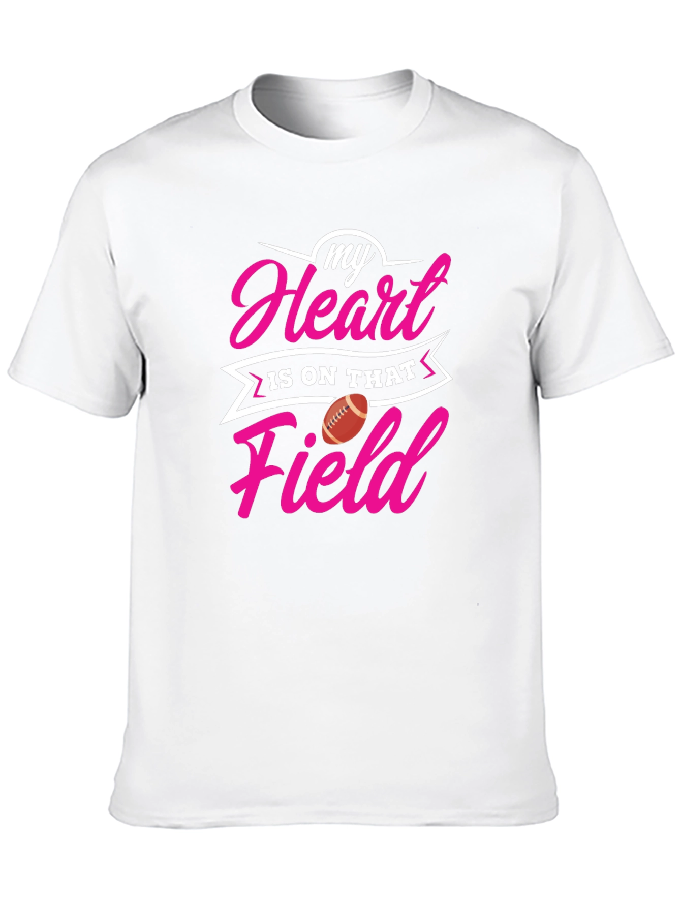 Black My Heart Is On That Field Graphic T-Shirt view 10