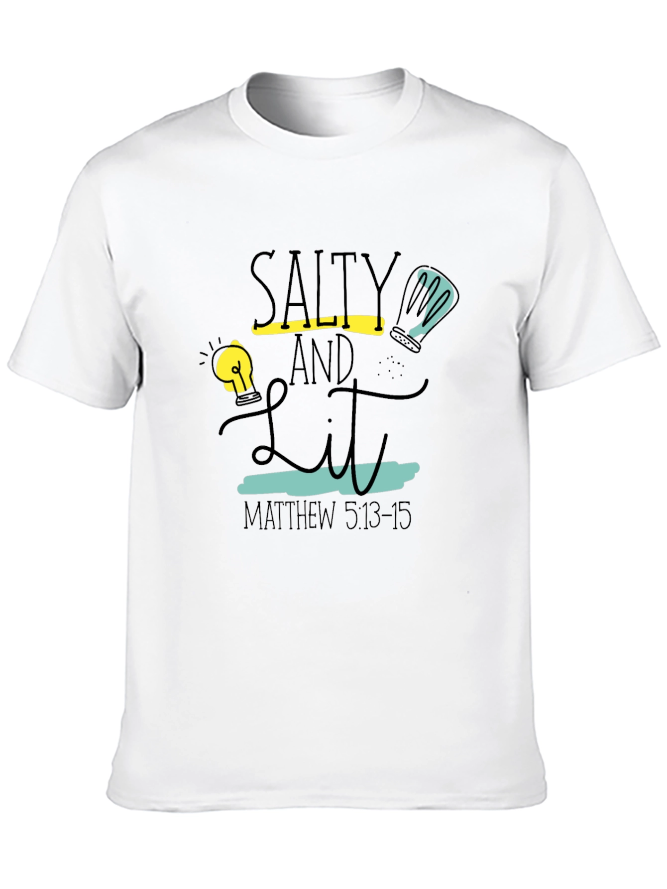 Black Salty and Lit T-Shirt - Matthew 5:13-15 view 10