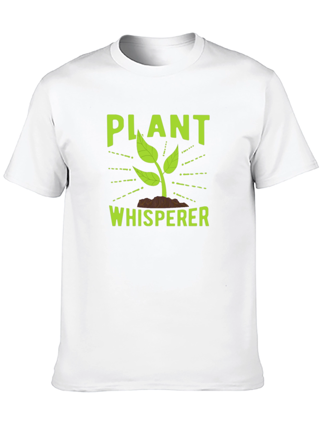 Black Plant Whisperer Graphic Tee - Black Cotton T-Shirt view 10