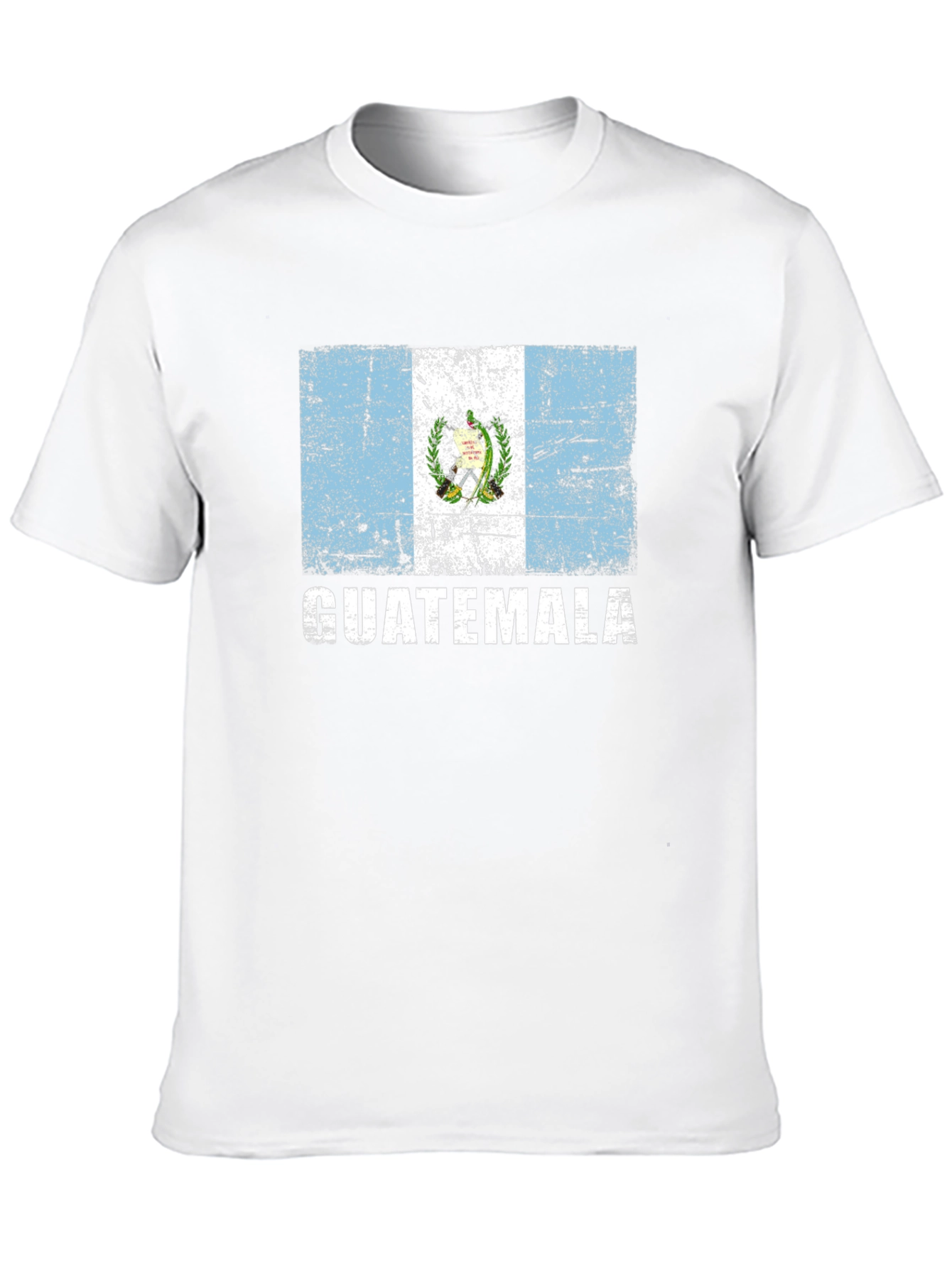 Guatemala Flag Graphic T-Shirt - Distressed Design - 10