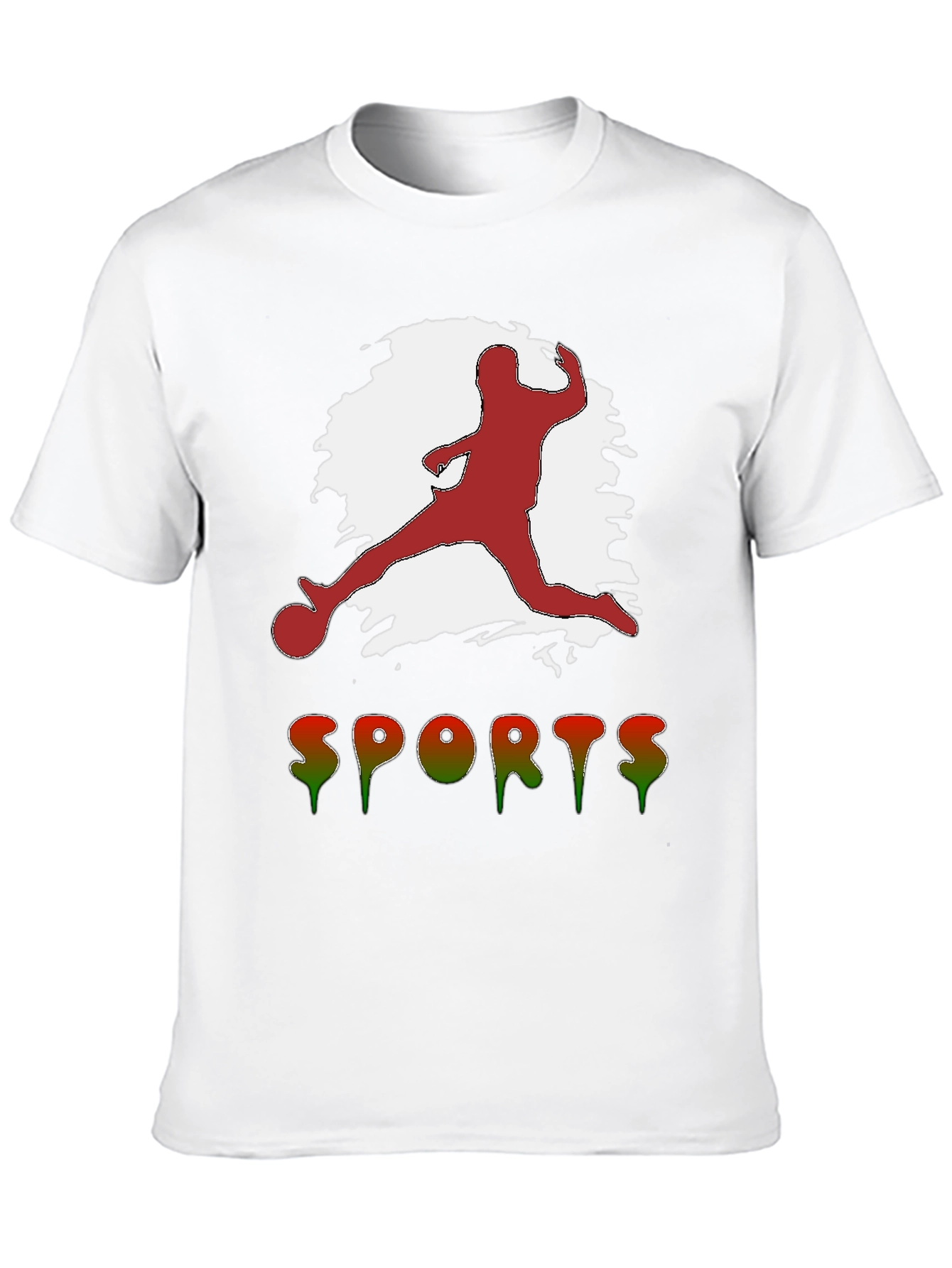 Black Sports Themed Graphic Tee view 10