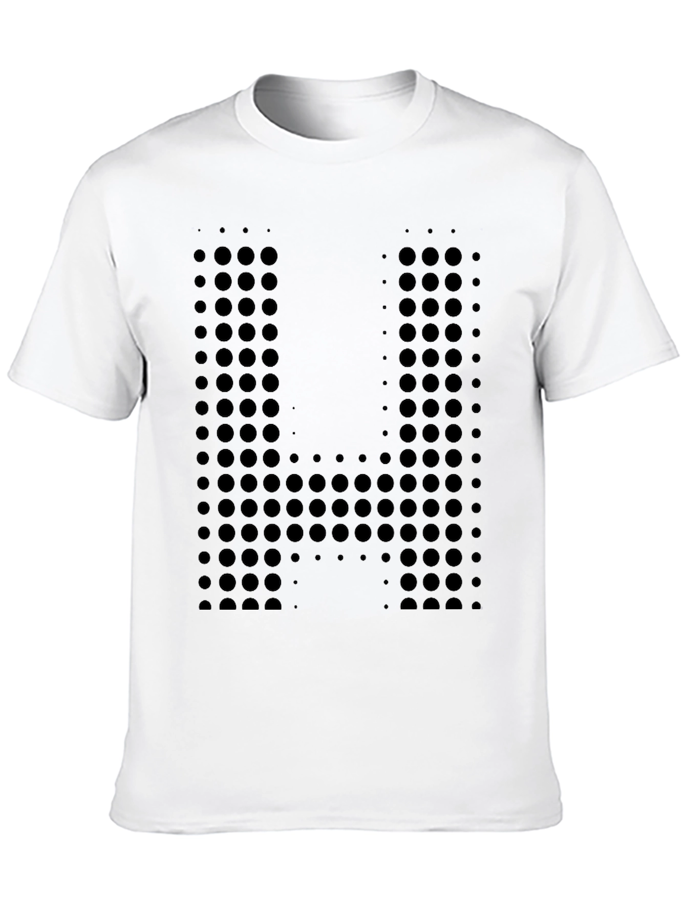 Abstract Geometric Circle Pattern T-Shirt - 10
