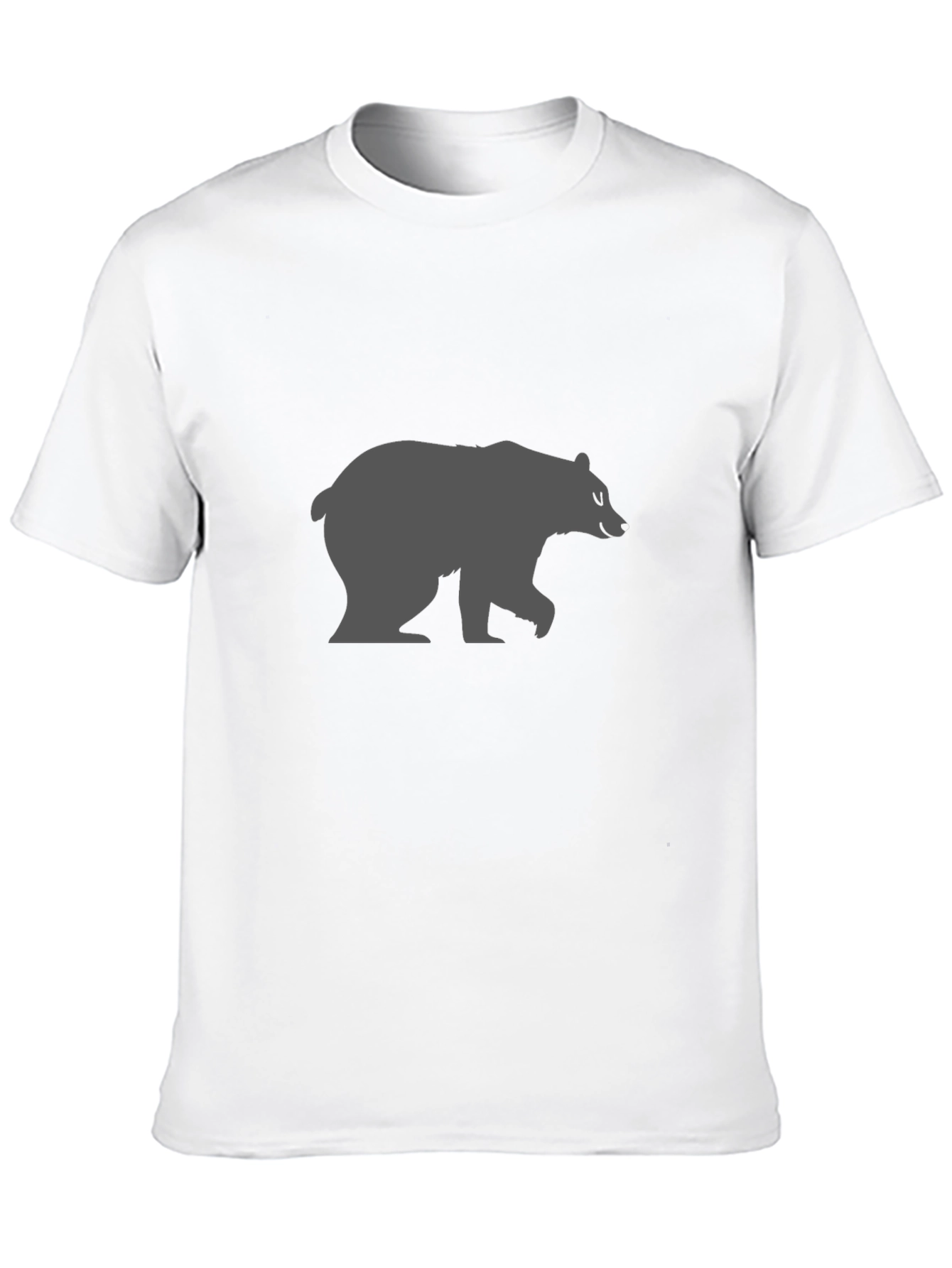 Black Men's Black Bear Graphic T-Shirt view 10