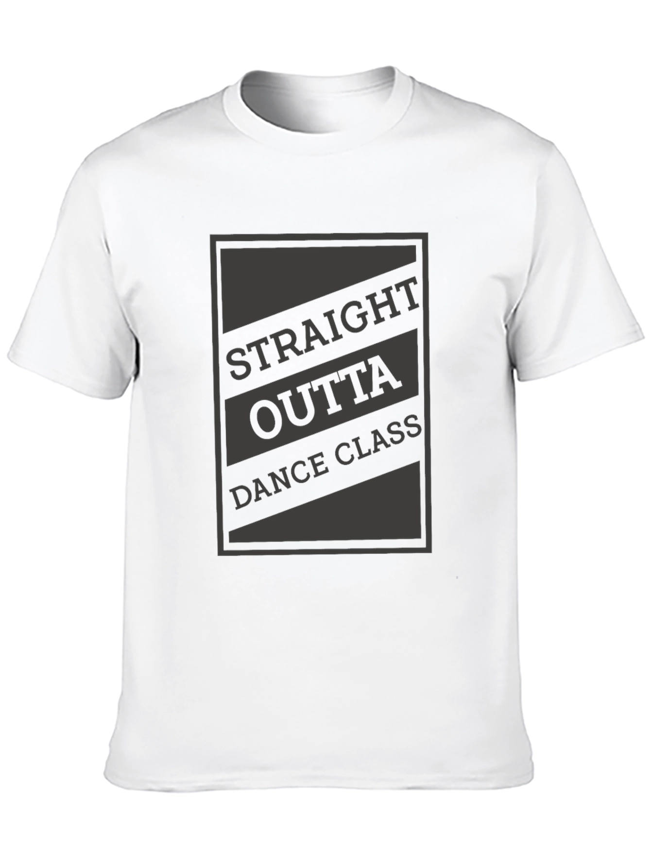 Black Straight Outta Dance Class Graphic Tee view 10