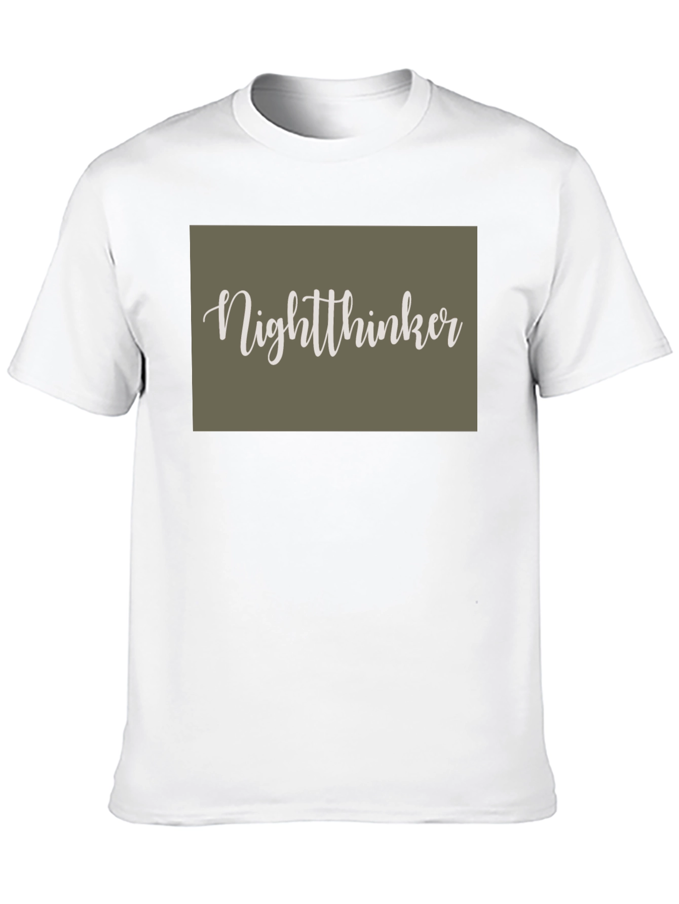 Black Nightthinker Graphic Tee - Soft Black Cotton view 10