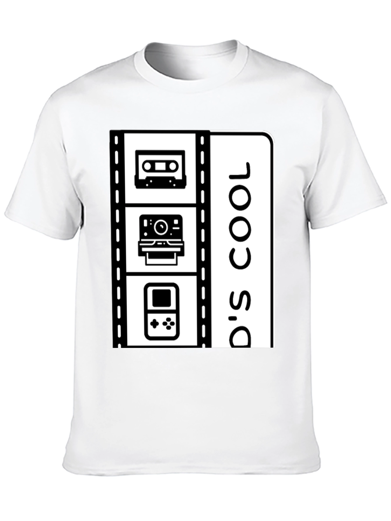 Black 90's Cool Nostalgic T-Shirt view 10