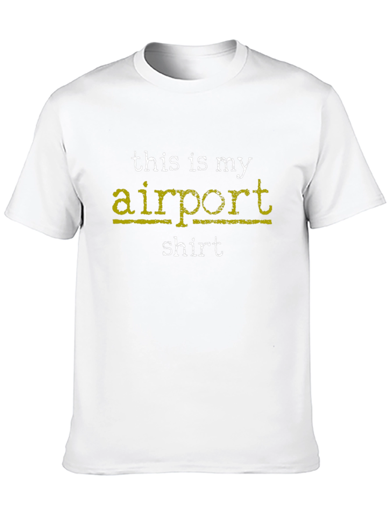 Black Airport Shirt - Funny Travel T-Shirt view 10
