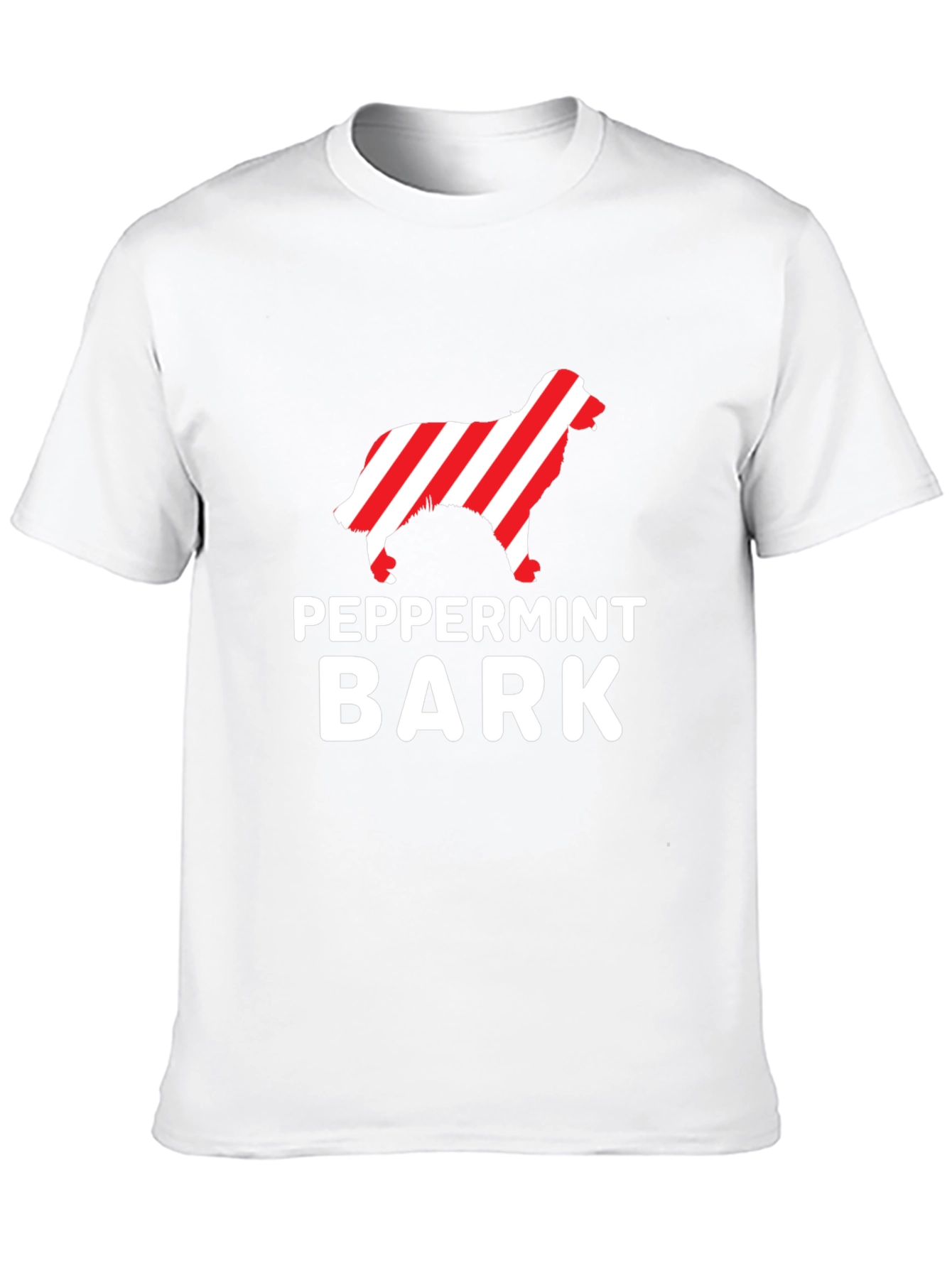 Black Peppermint Bark Dog Lover Black Tee view 10