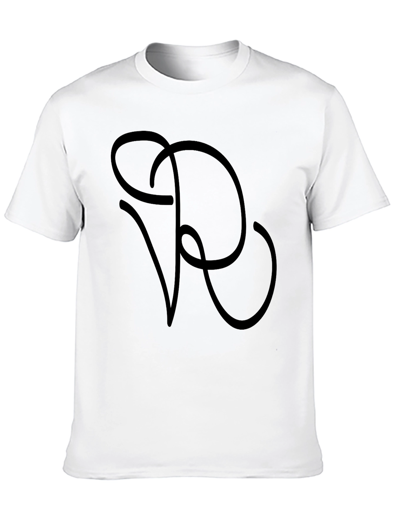 Black Stylish Black Graphic Tee - Abstract VR Design view 10