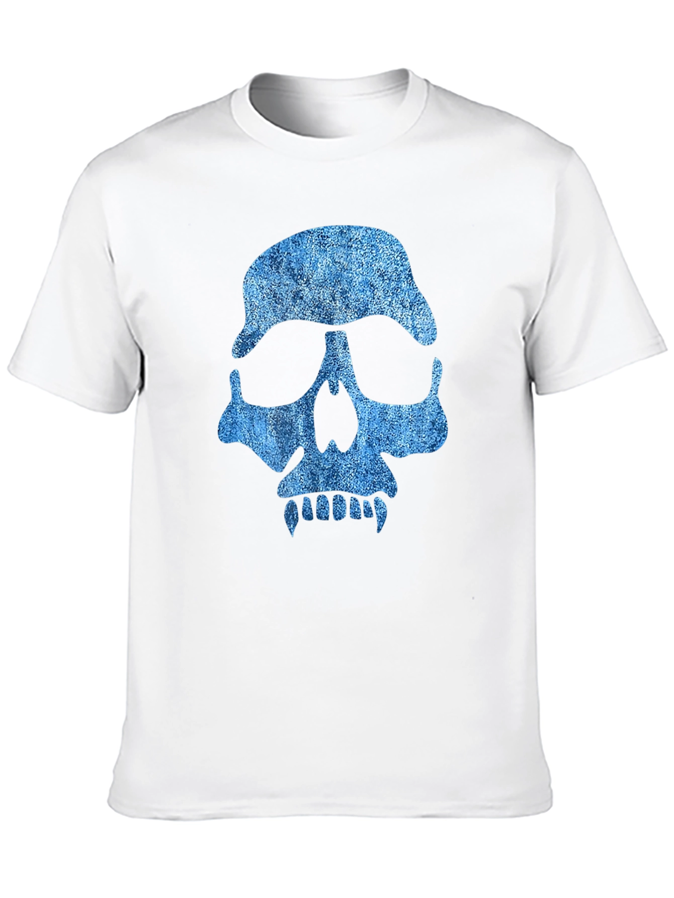 Black Skull Graphic Tee - Denim Style view 10