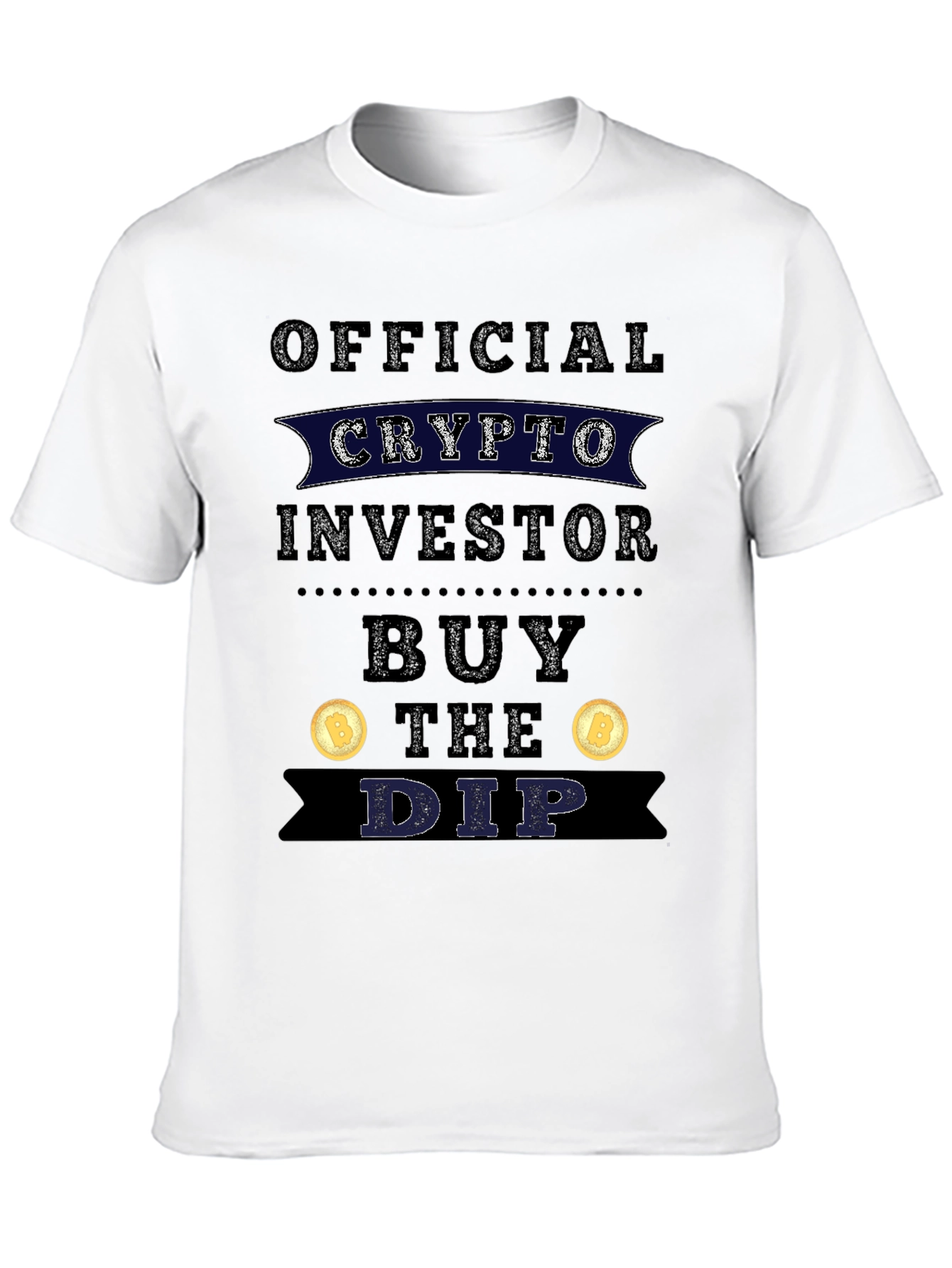 Black Crypto Investor Buy The Dip T-Shirt view 10