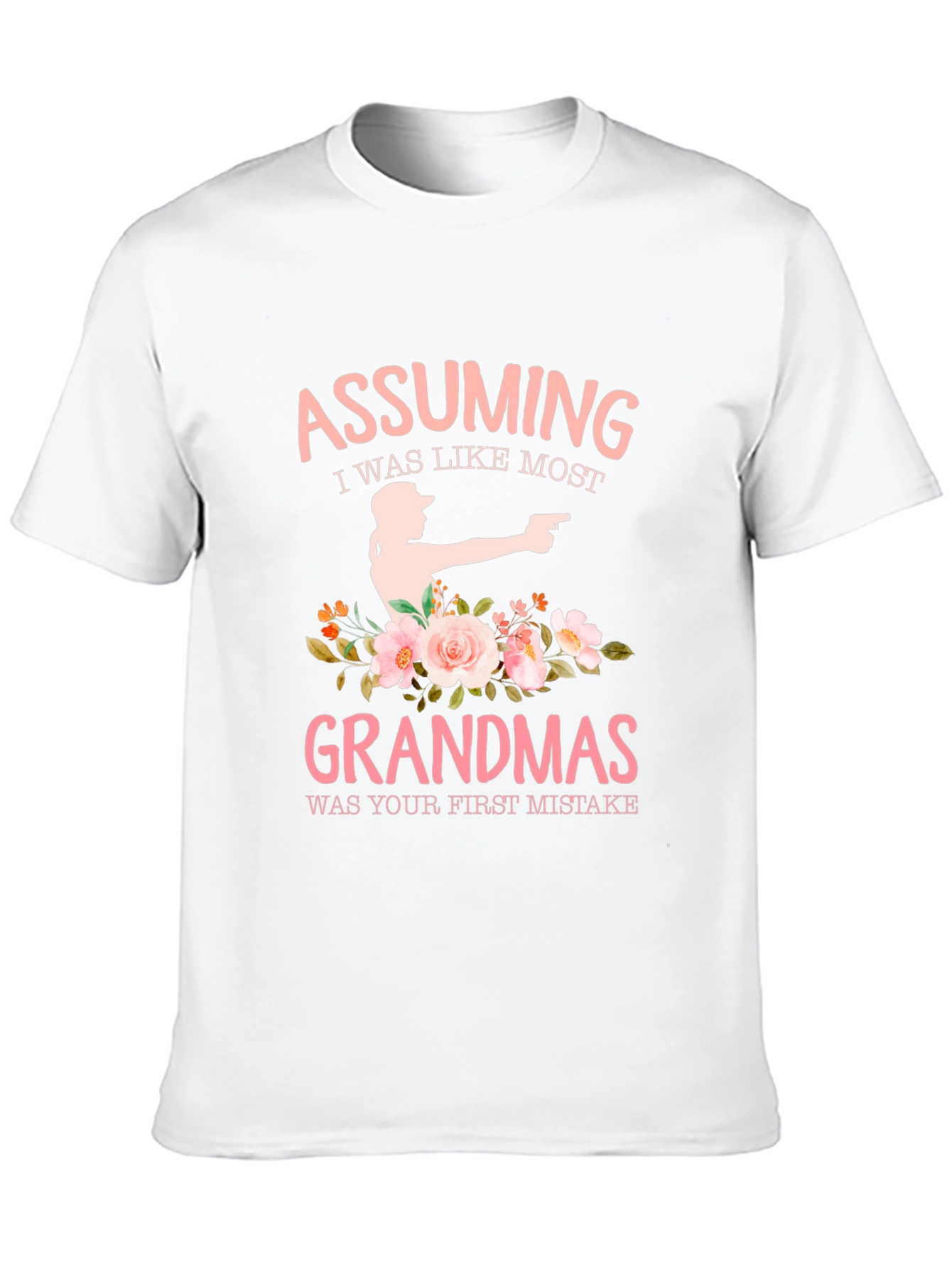 Black Assuming Grandmas T-Shirt, Gun Owner Tee view 10