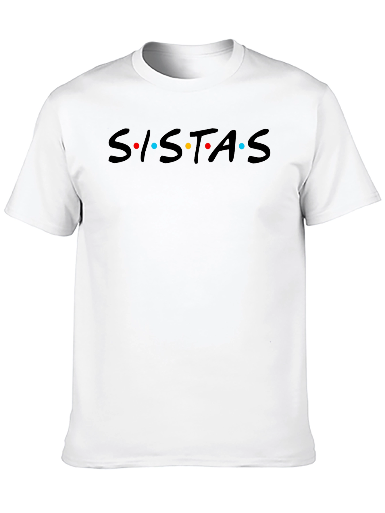 Black SISTAS Black Graphic Tee -  Friends Inspired view 10
