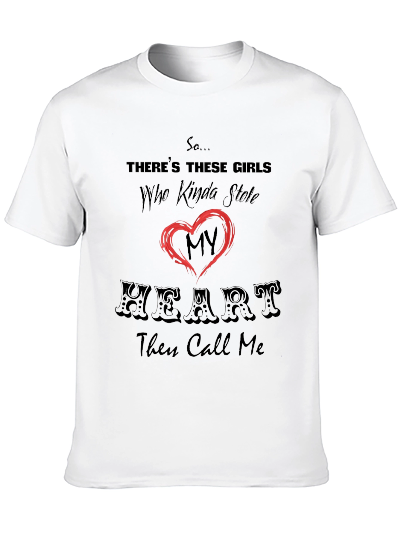 Black Stole My Heart Graphic Tee - Black view 10