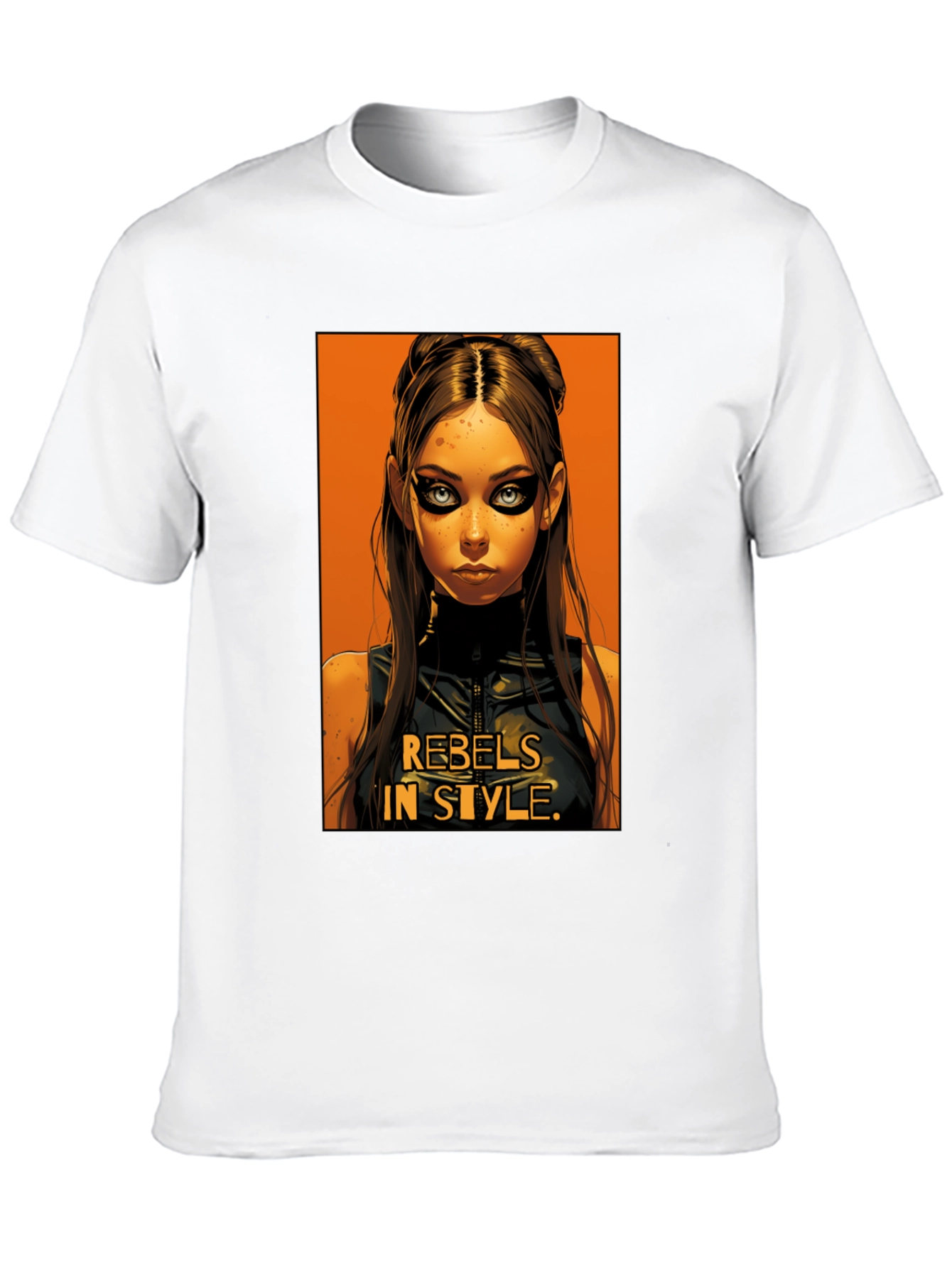 Black Rebels In Style Graphic Tee - Modern Streetwear view 10