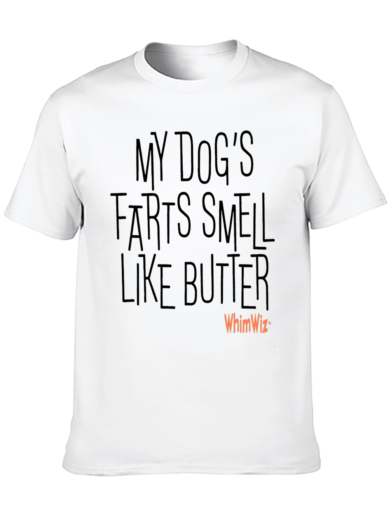 Black Funny Dog Fart Butter Scent Graphic T-Shirt view 10