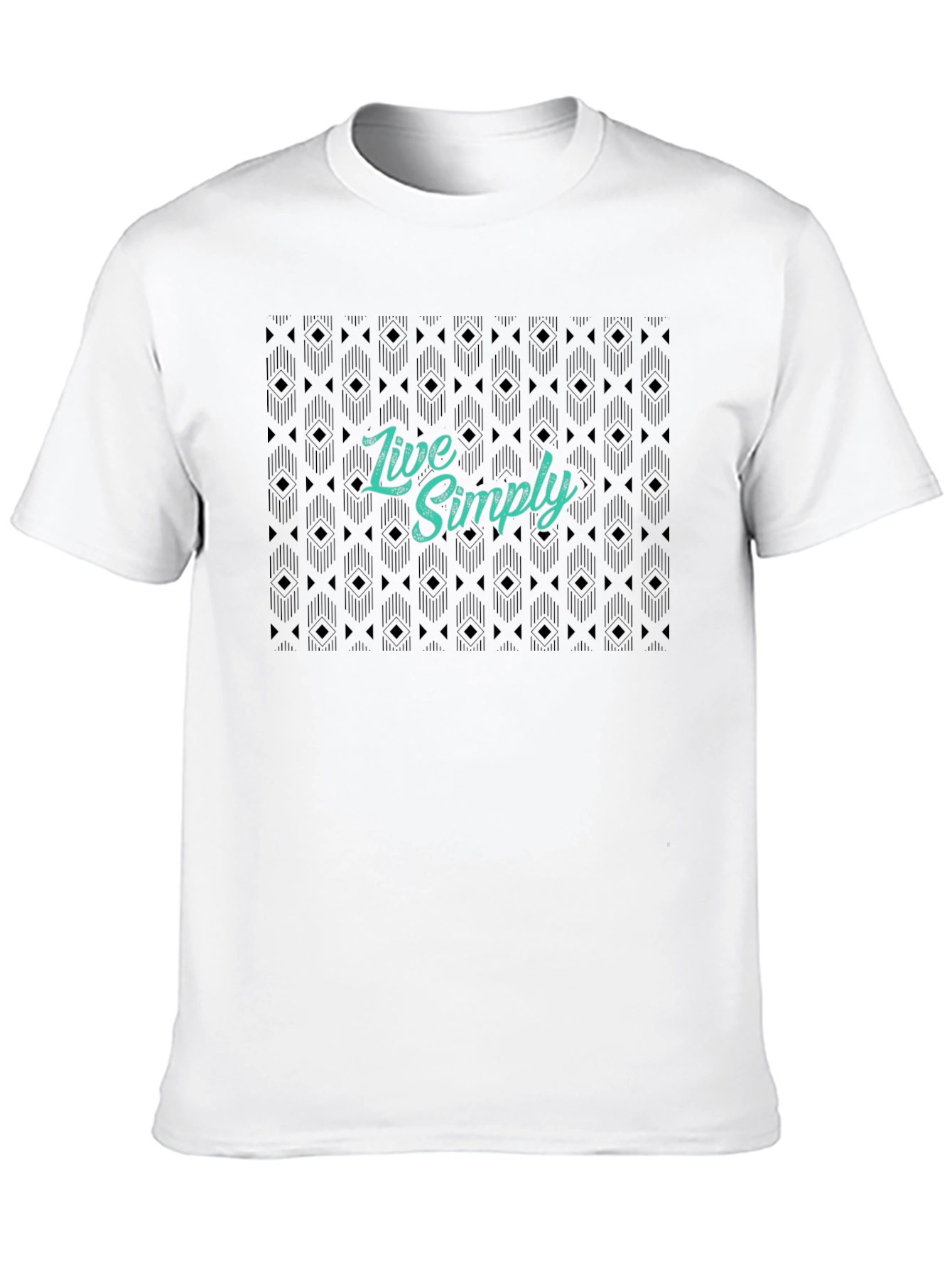 Black Live Simply Graphic Tee - Black view 10