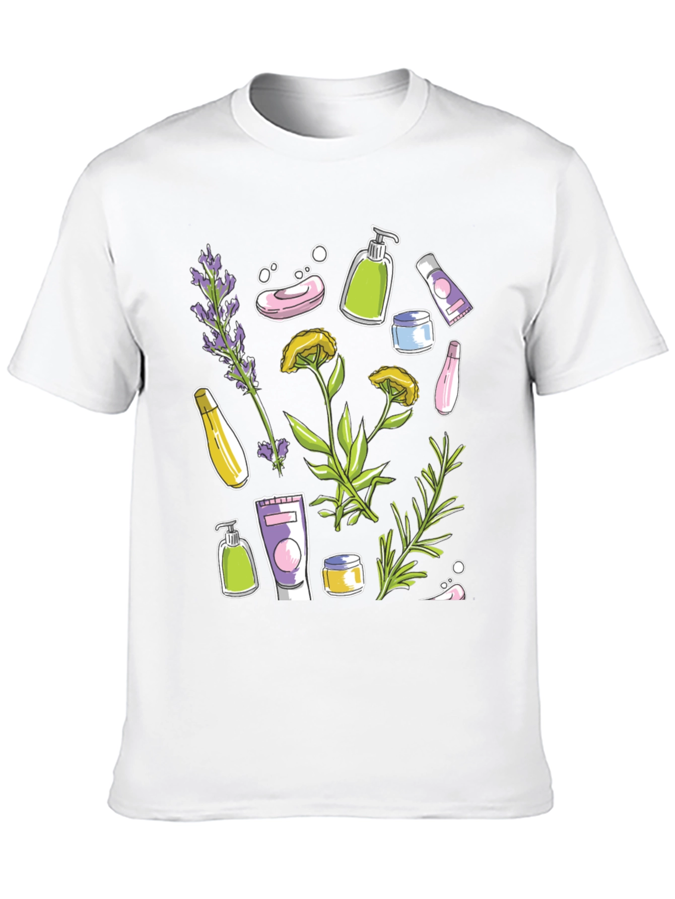 Botanical Beauty T-Shirt | Natural Skincare Design - 10