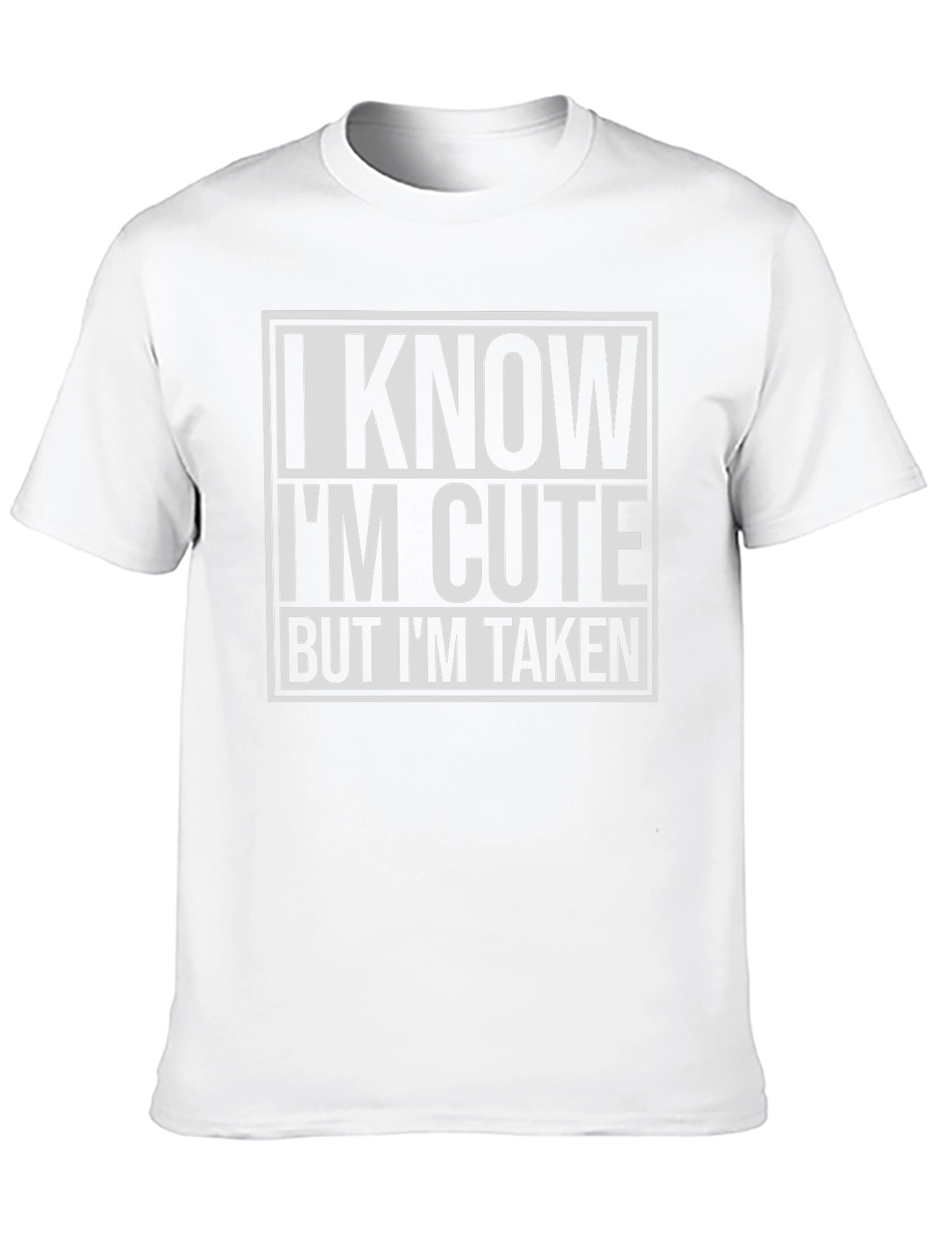 Black I Know I'm Cute T-Shirt - Stylish Graphic Tee for Men view 10