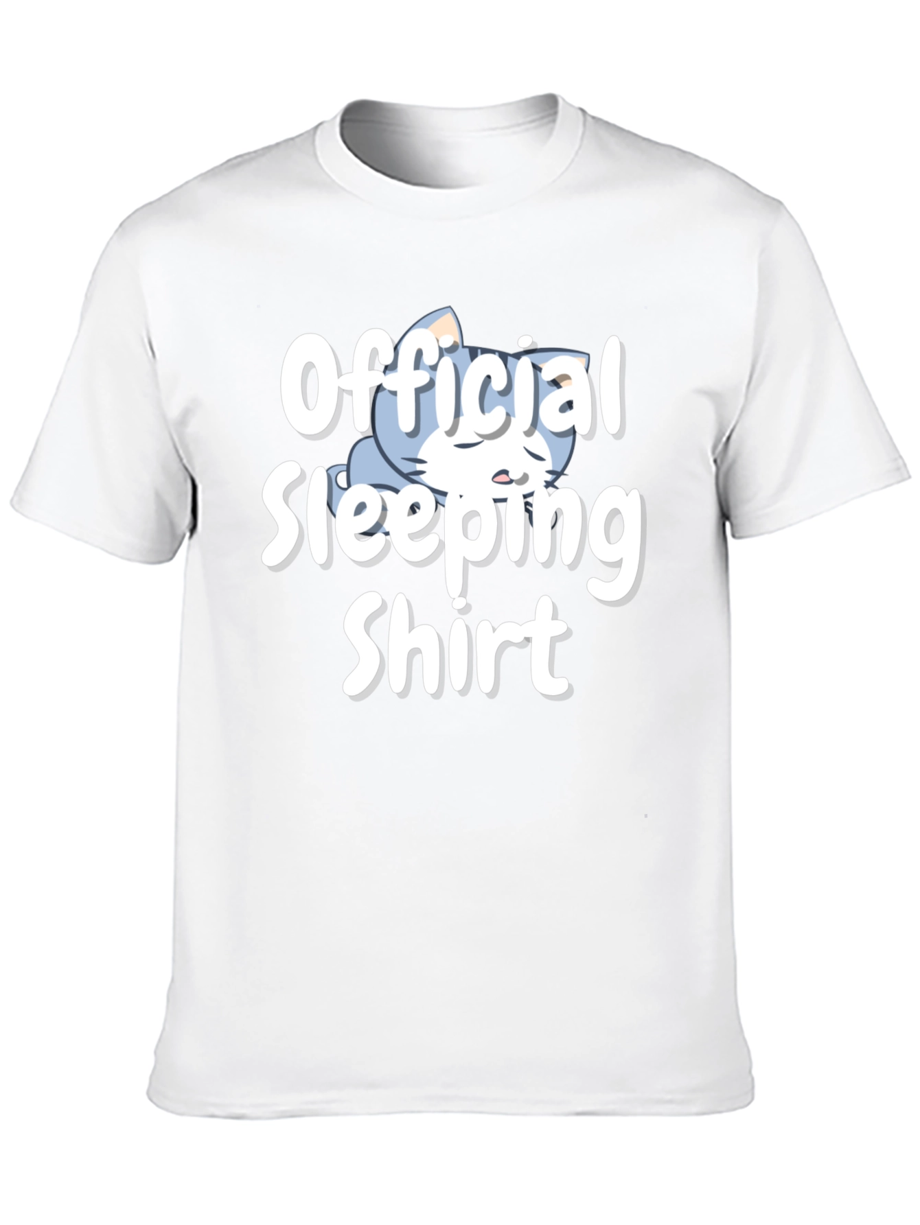 Black Official Sleeping Shirt - Funny Novelty Tee view 10