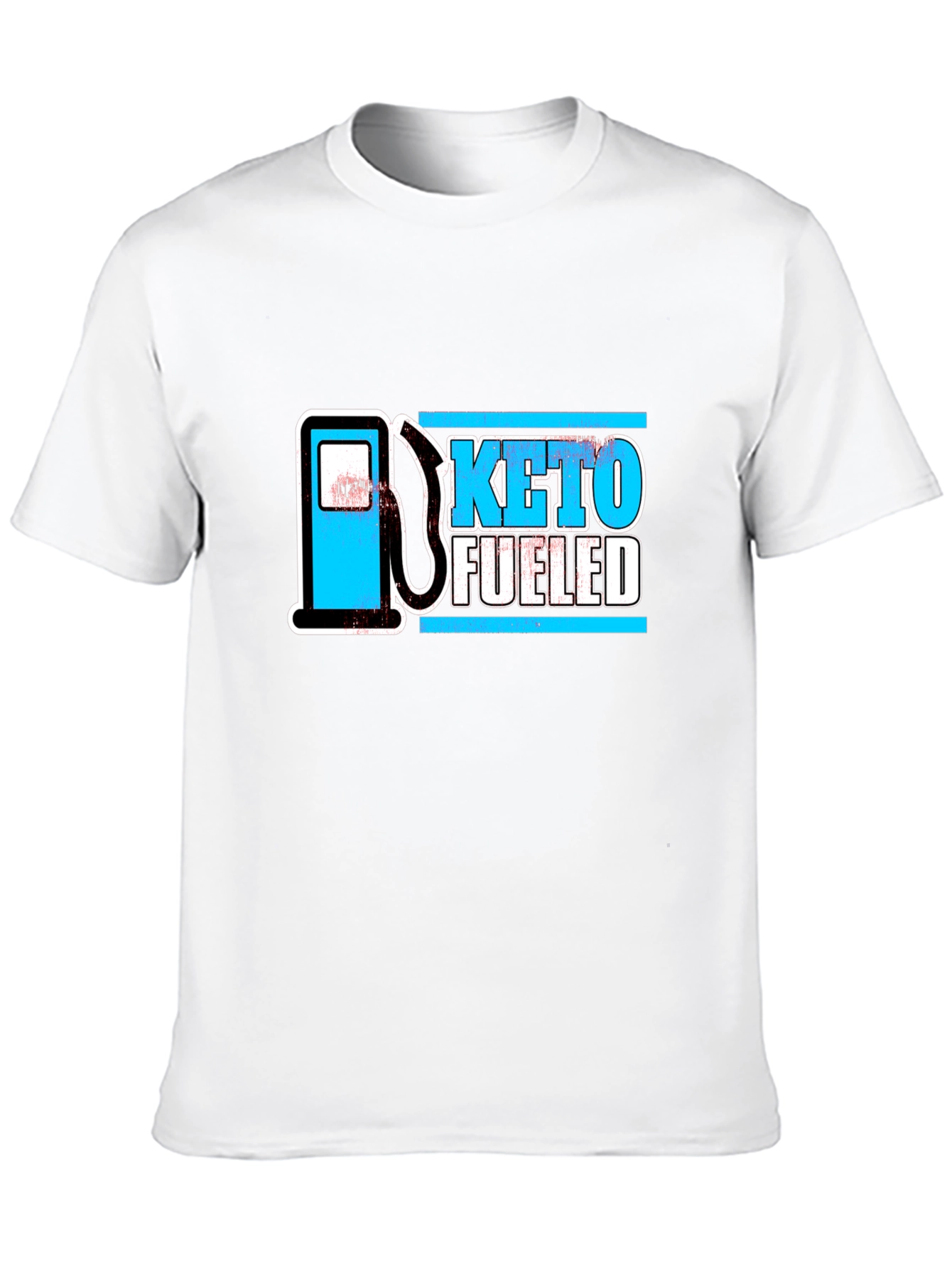 Black Keto Fueled Black T-Shirt view 10