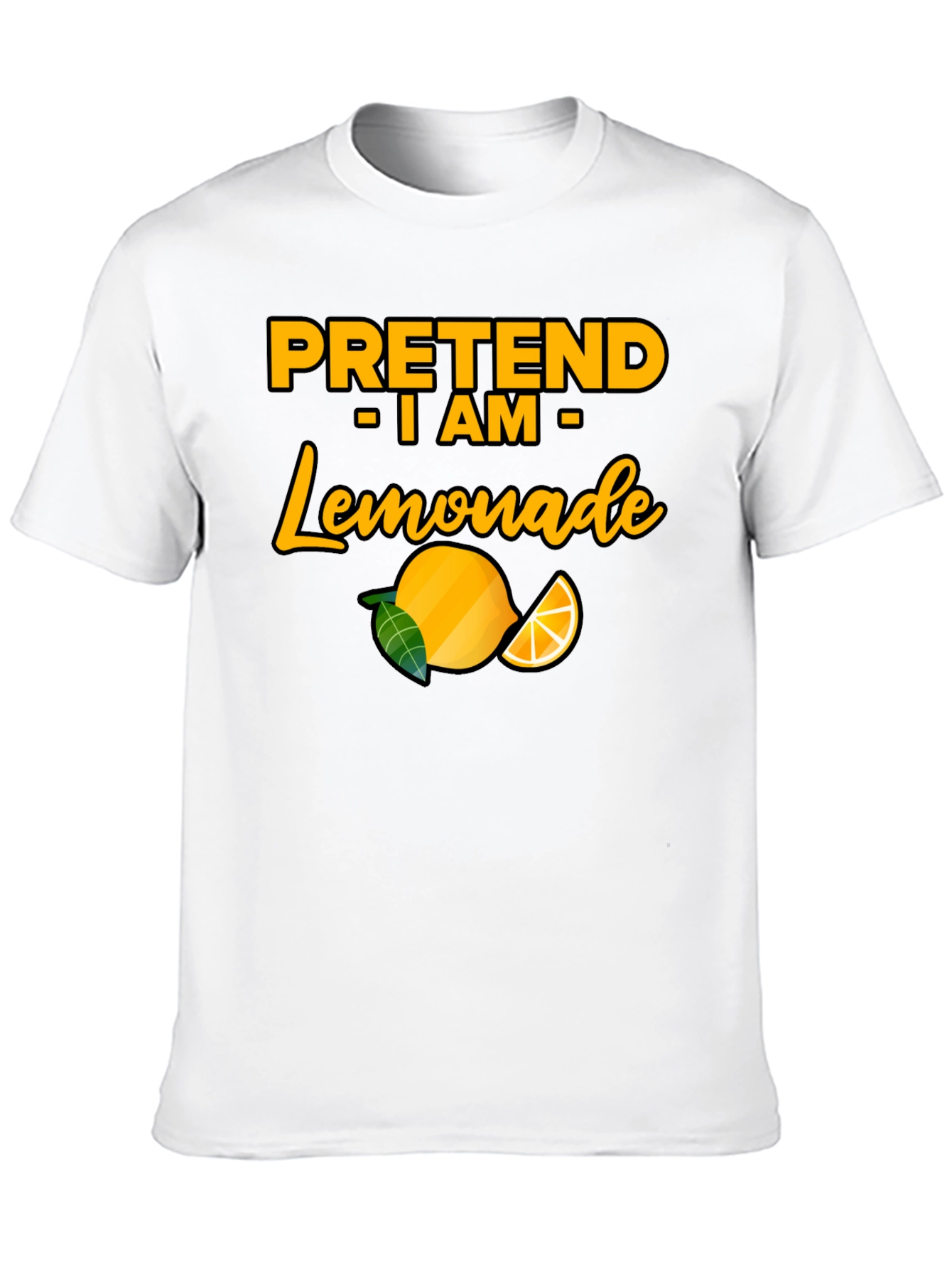 Black Pretend I am Lemonade T-Shirt - Funny Party Tee view 10