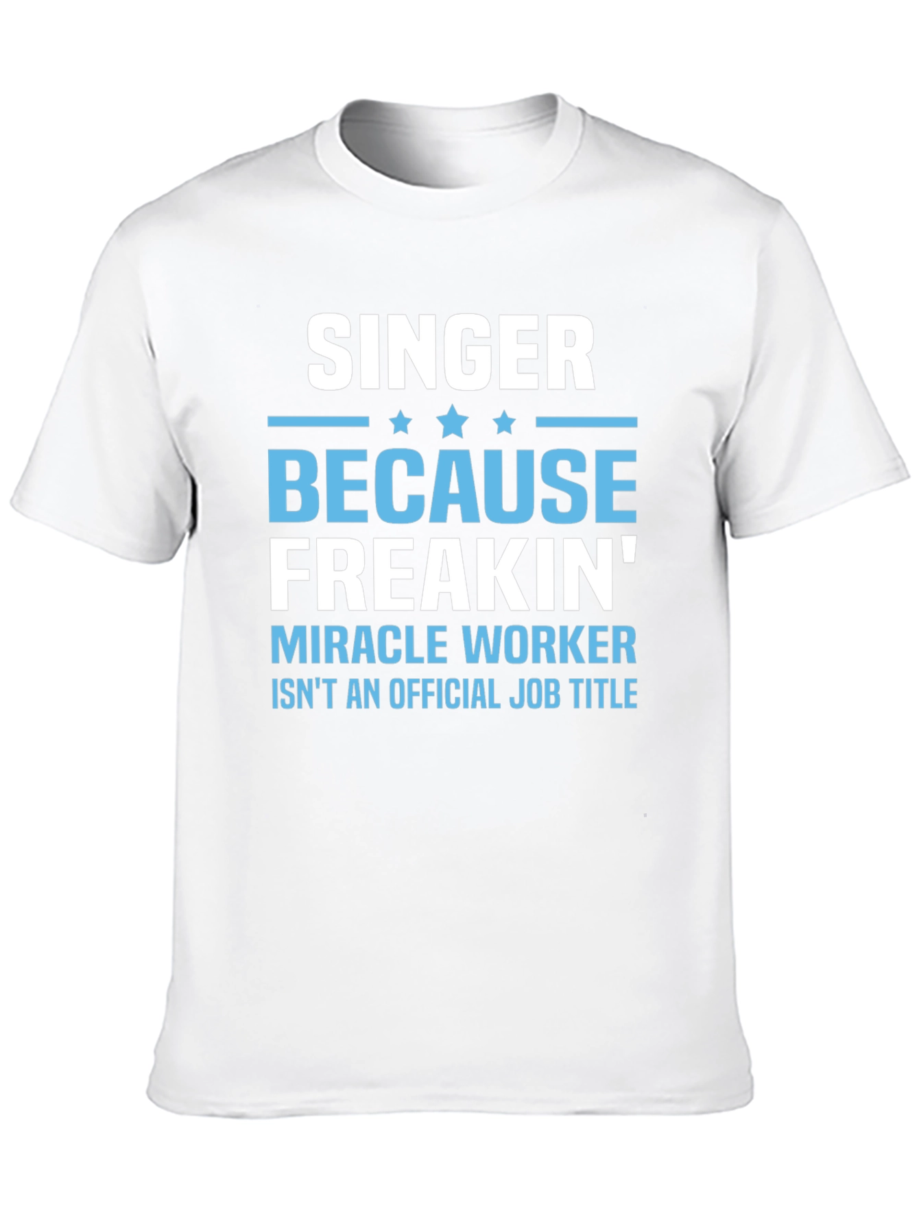 Black Singer Miracle Worker Funny Graphic T-Shirt view 10