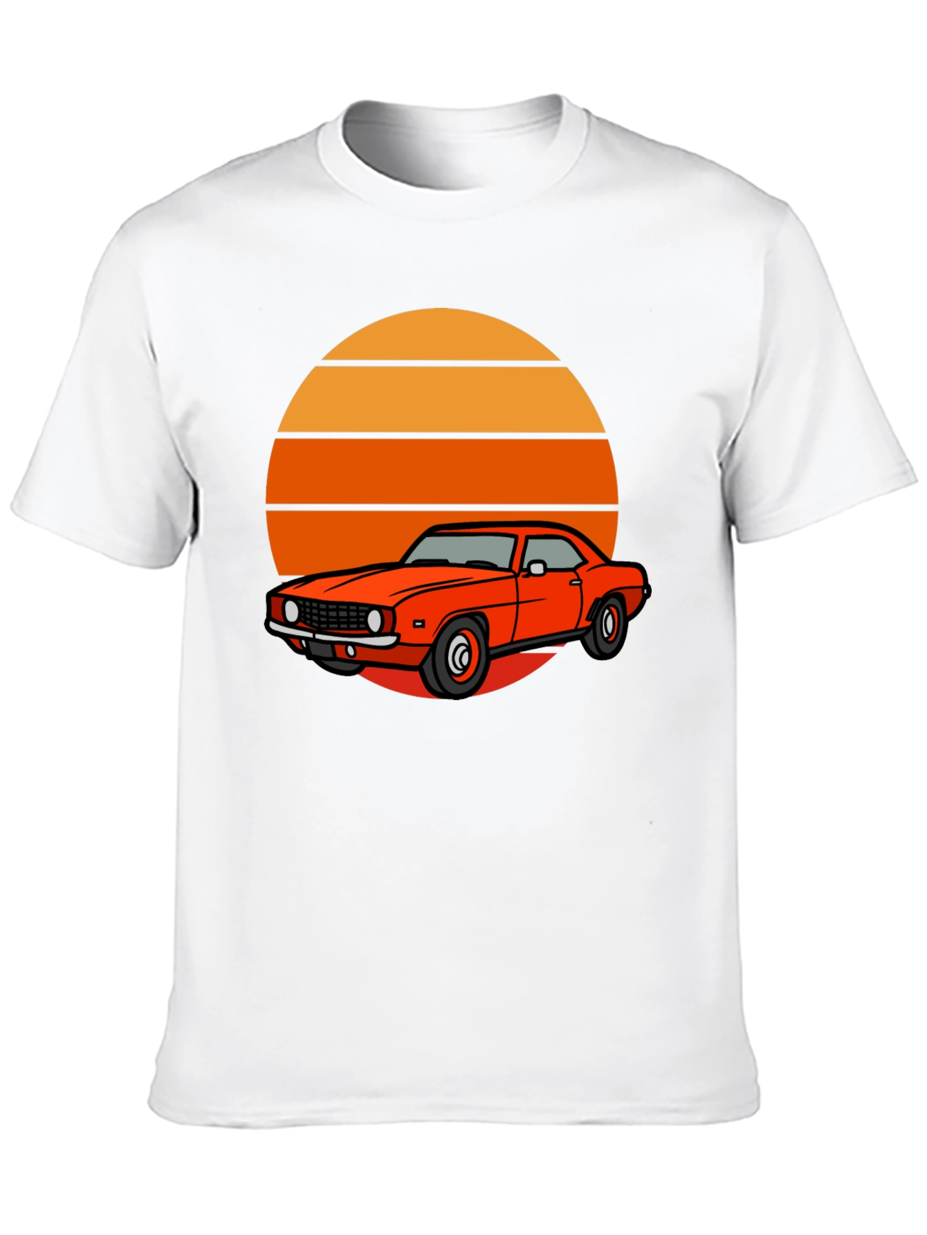 Black Retro Car Graphic Tee - Vintage Style view 10
