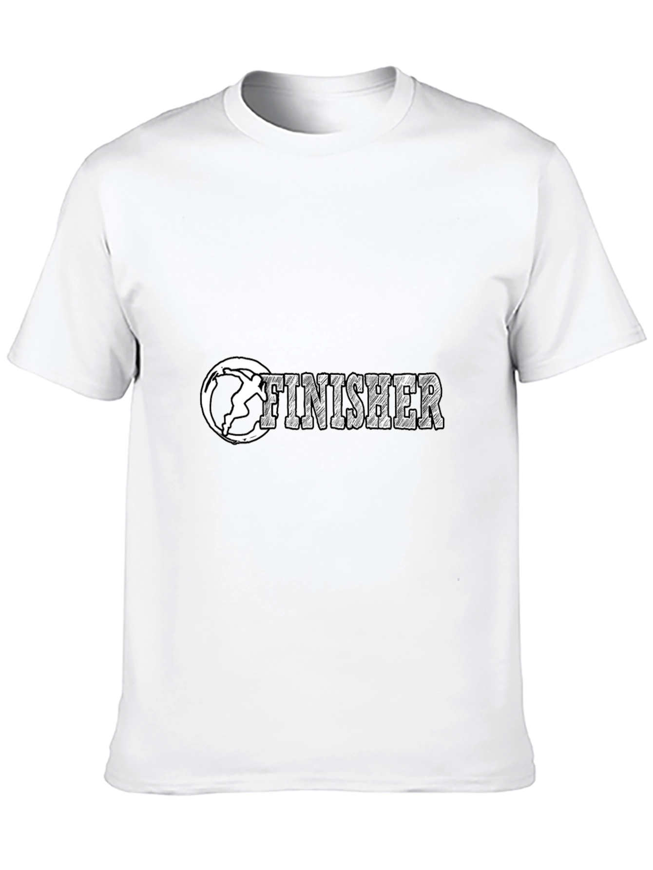 Black Finisher Graphic Tee - Black Crewneck Shirt view 10