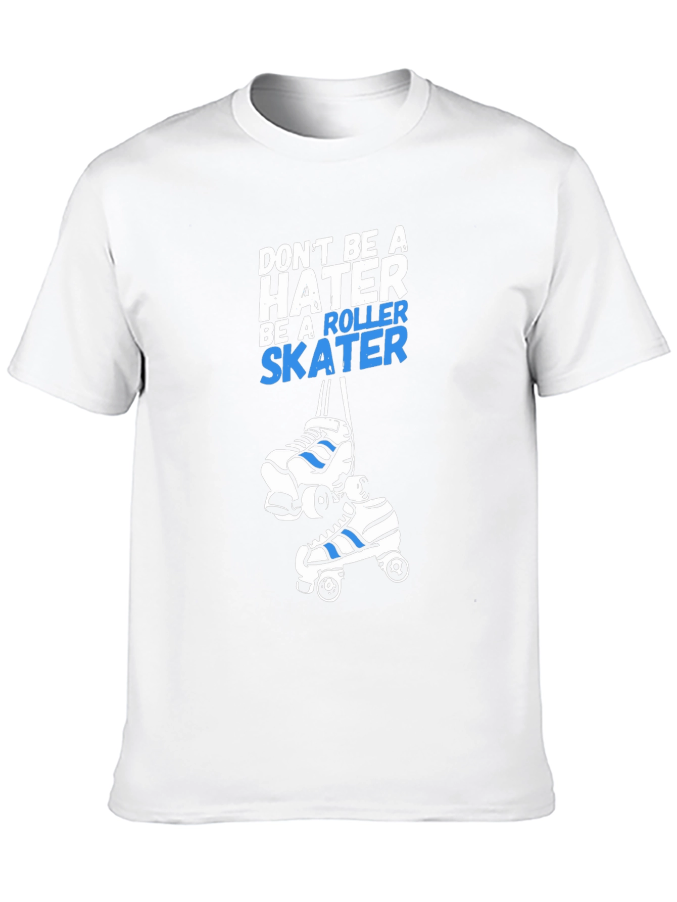 Black Roller Skater T-Shirt - Don't Be A Hater Tee view 10