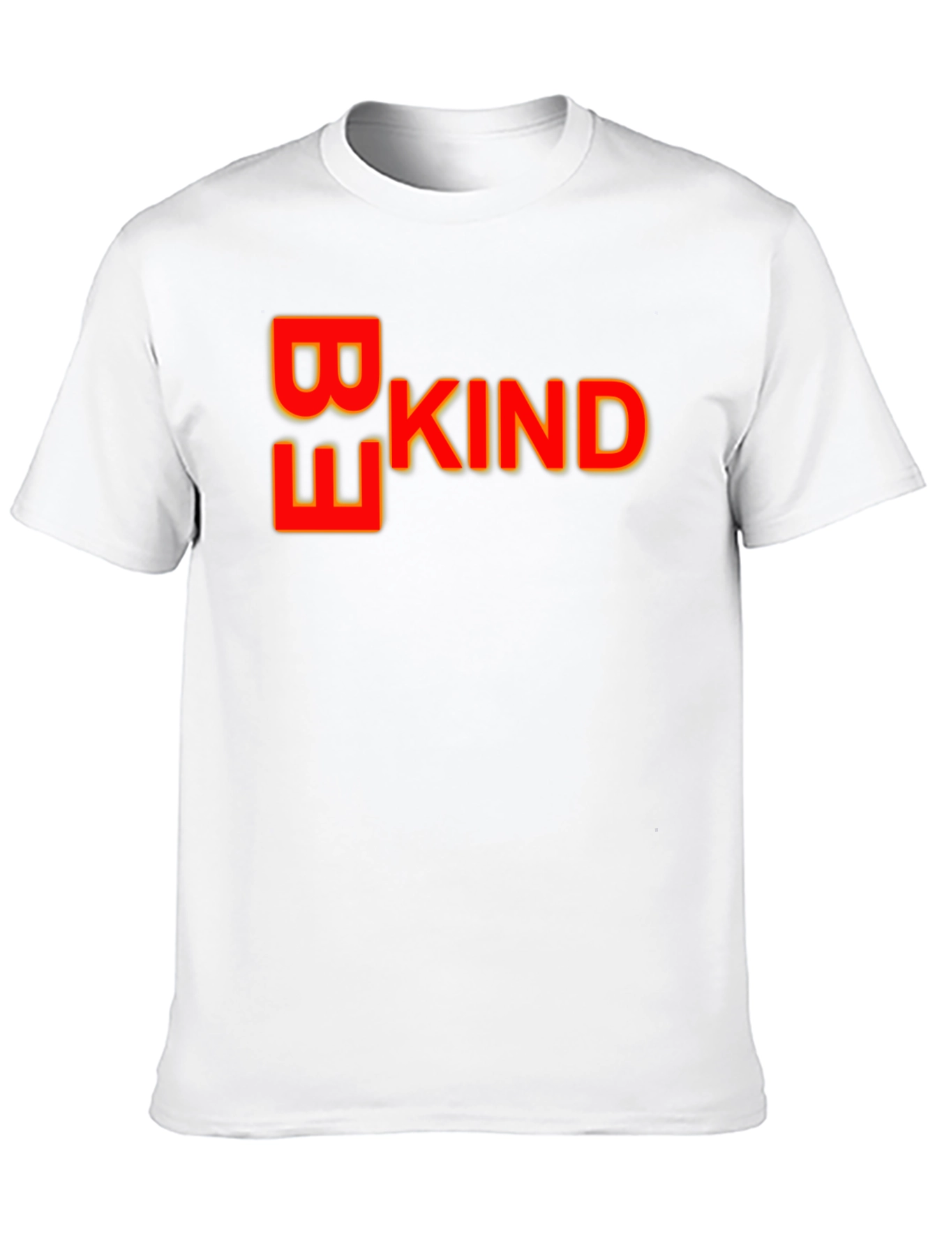 Black Be Kind T-Shirt - Stylish Crew Neck Soft Cotton Tee view 10