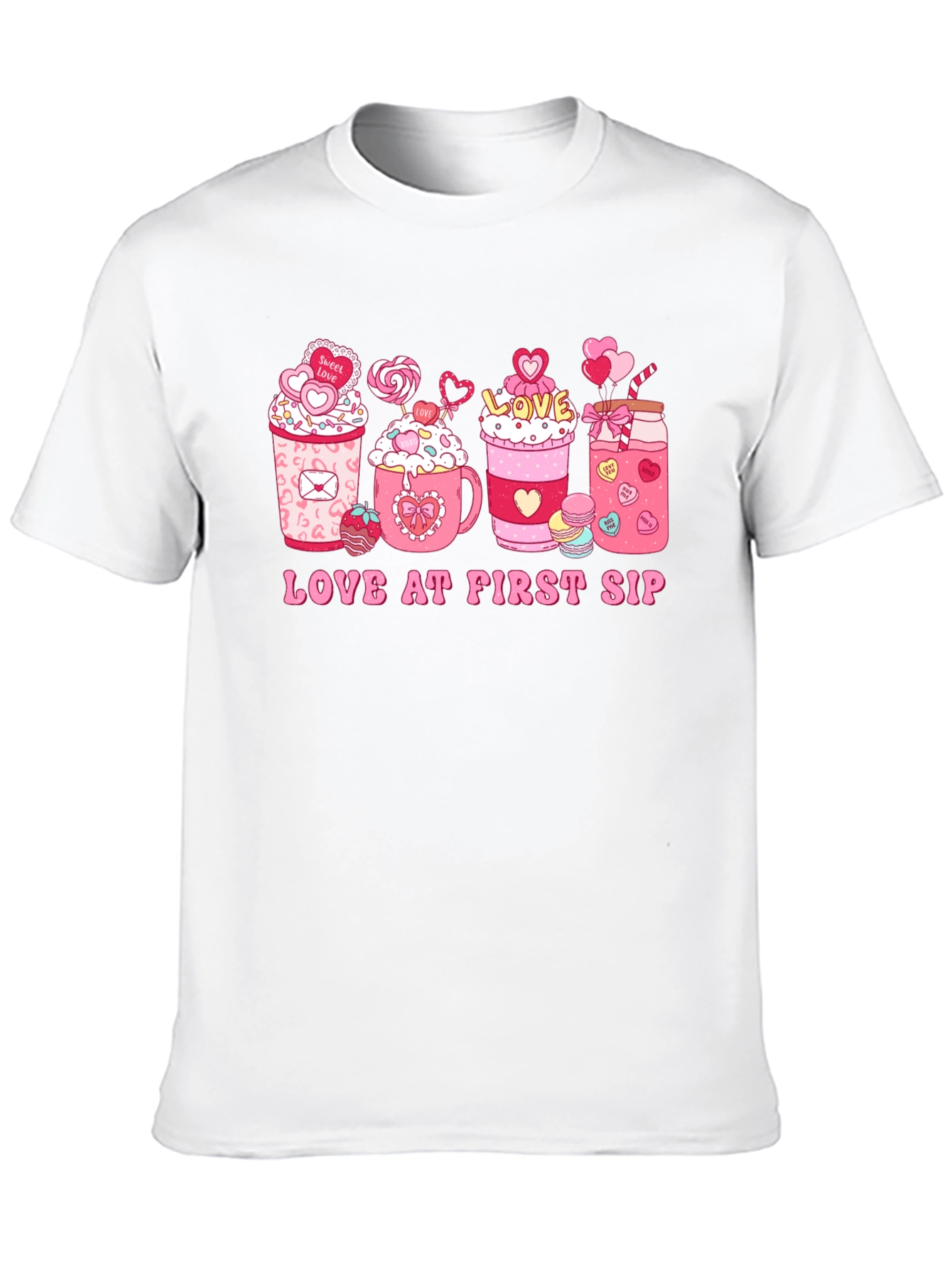 Love at First Sip Valentine's Day T-shirt - 10