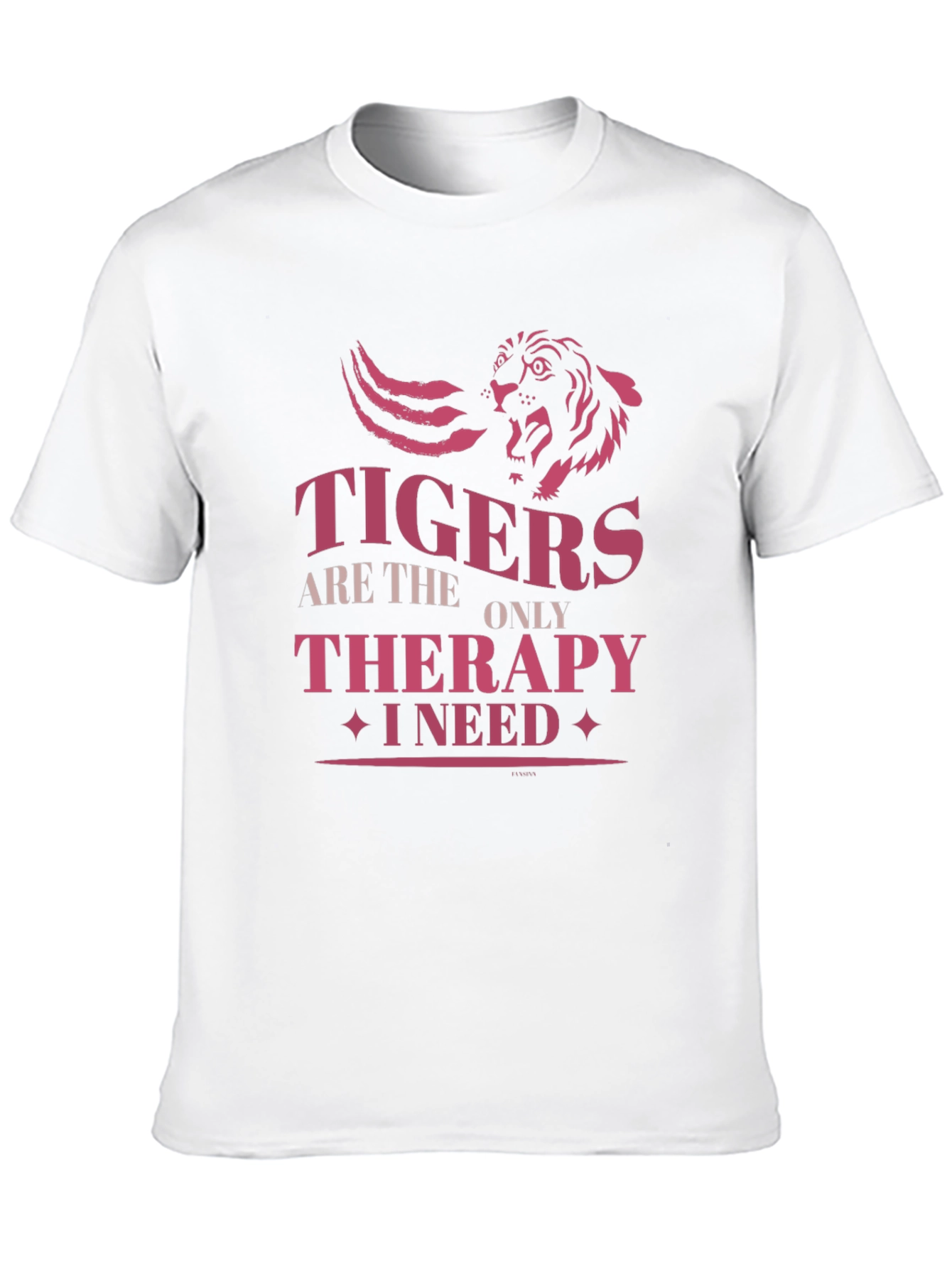 Black Tigers Are The Only Therapy I Need T-Shirt view 10