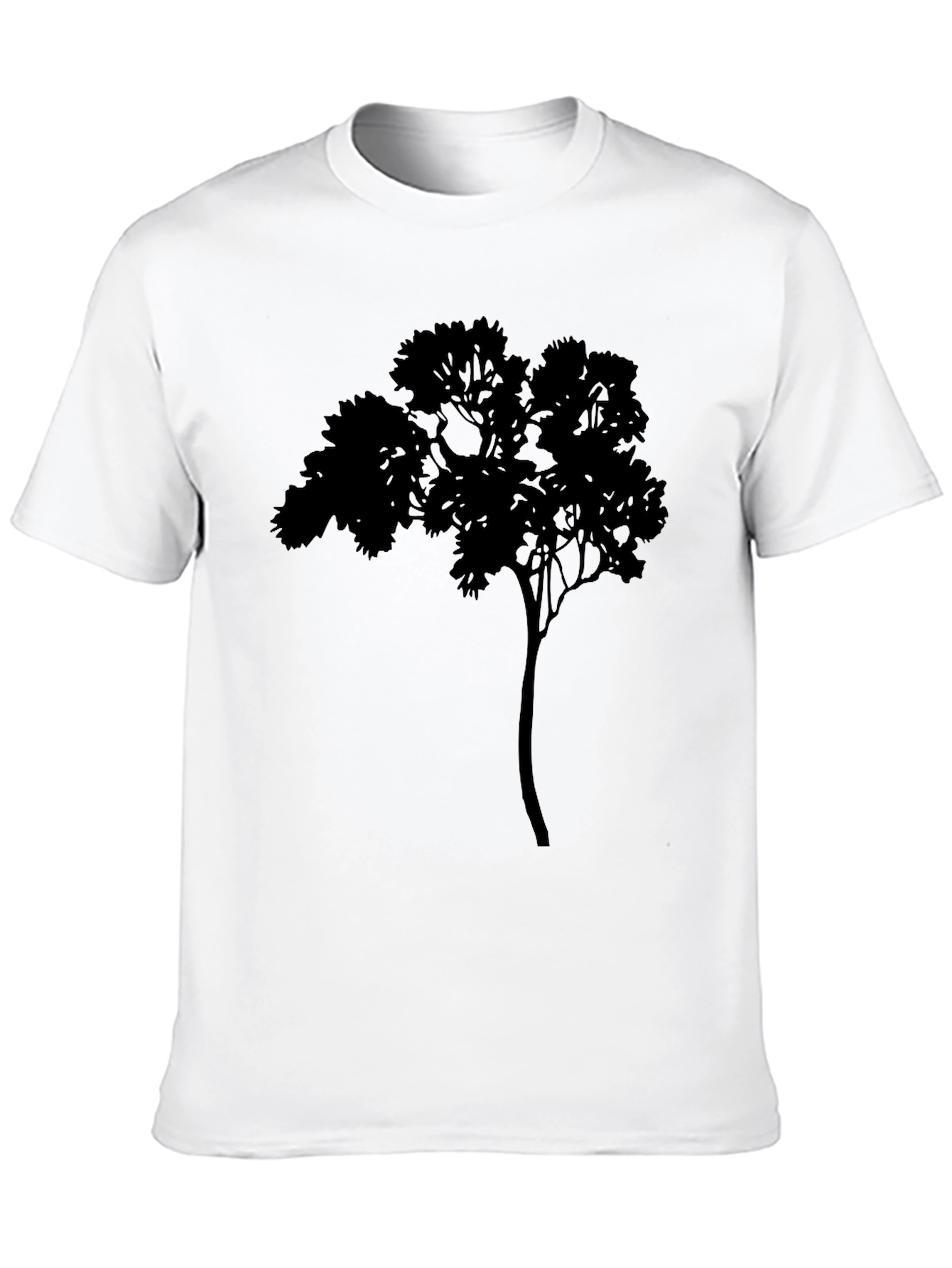 Black Black Tree Silhouette Graphic Tee - Mens view 10