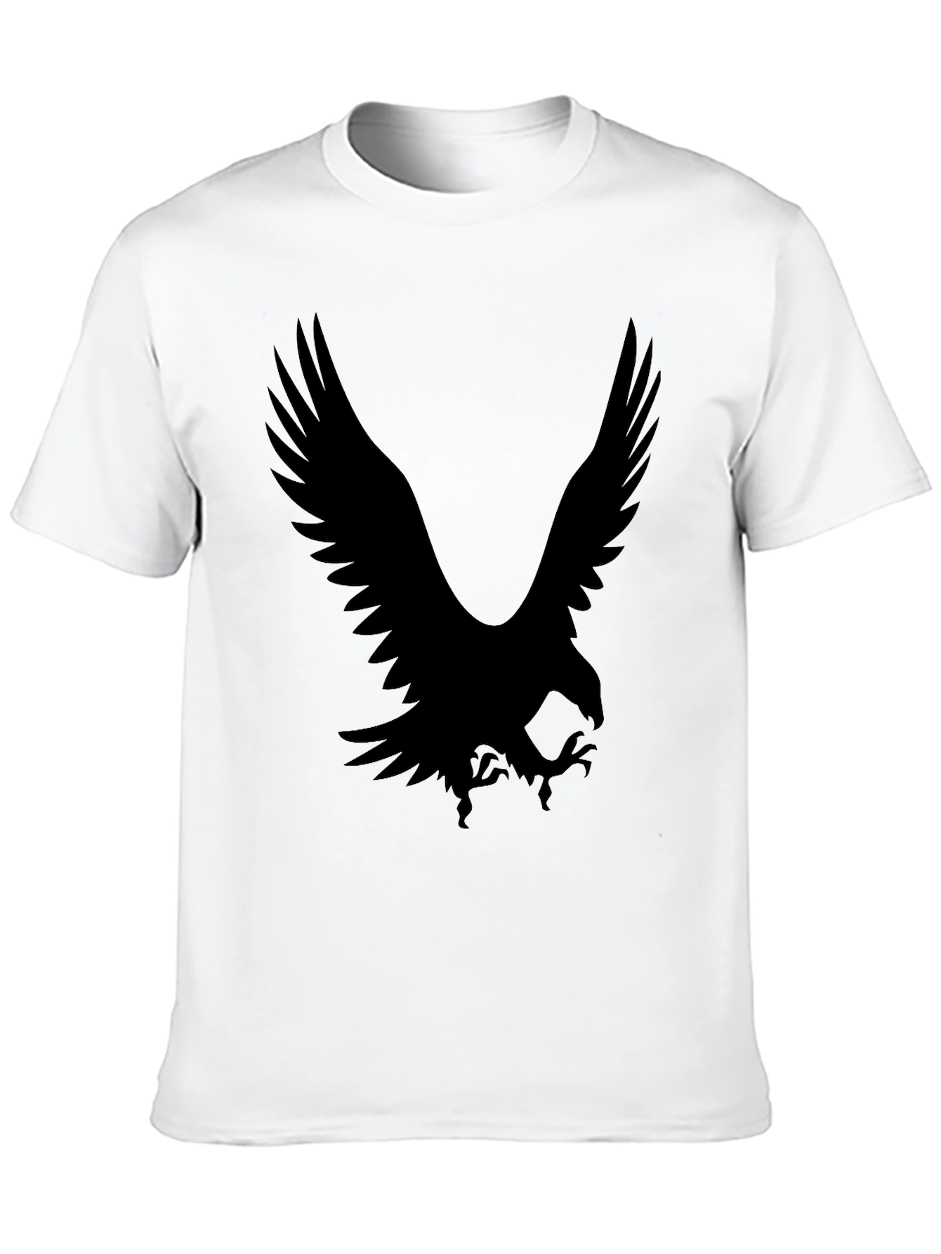 Black Black Eagle Graphic T-Shirt - Stylish Men's Tee view 10