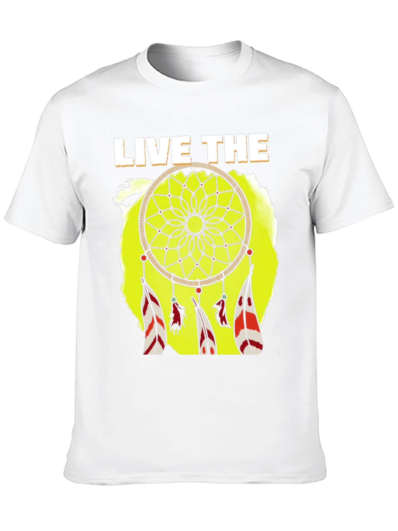 Black Live the Dreamcatcher T-Shirt - Black view 10