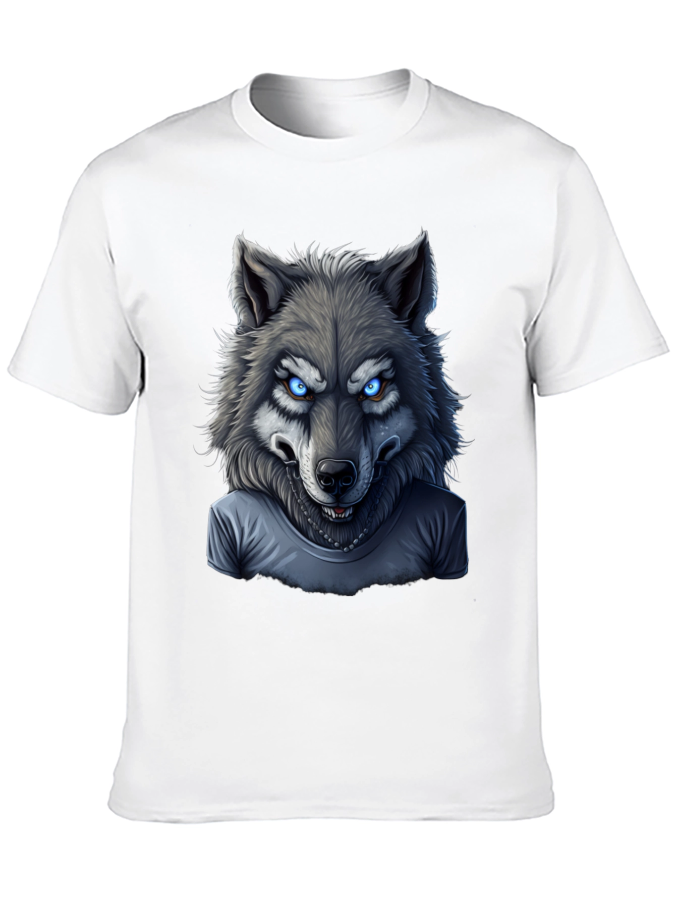 Black Wolf T-Shirt: Fierce Graphic Tee view 10