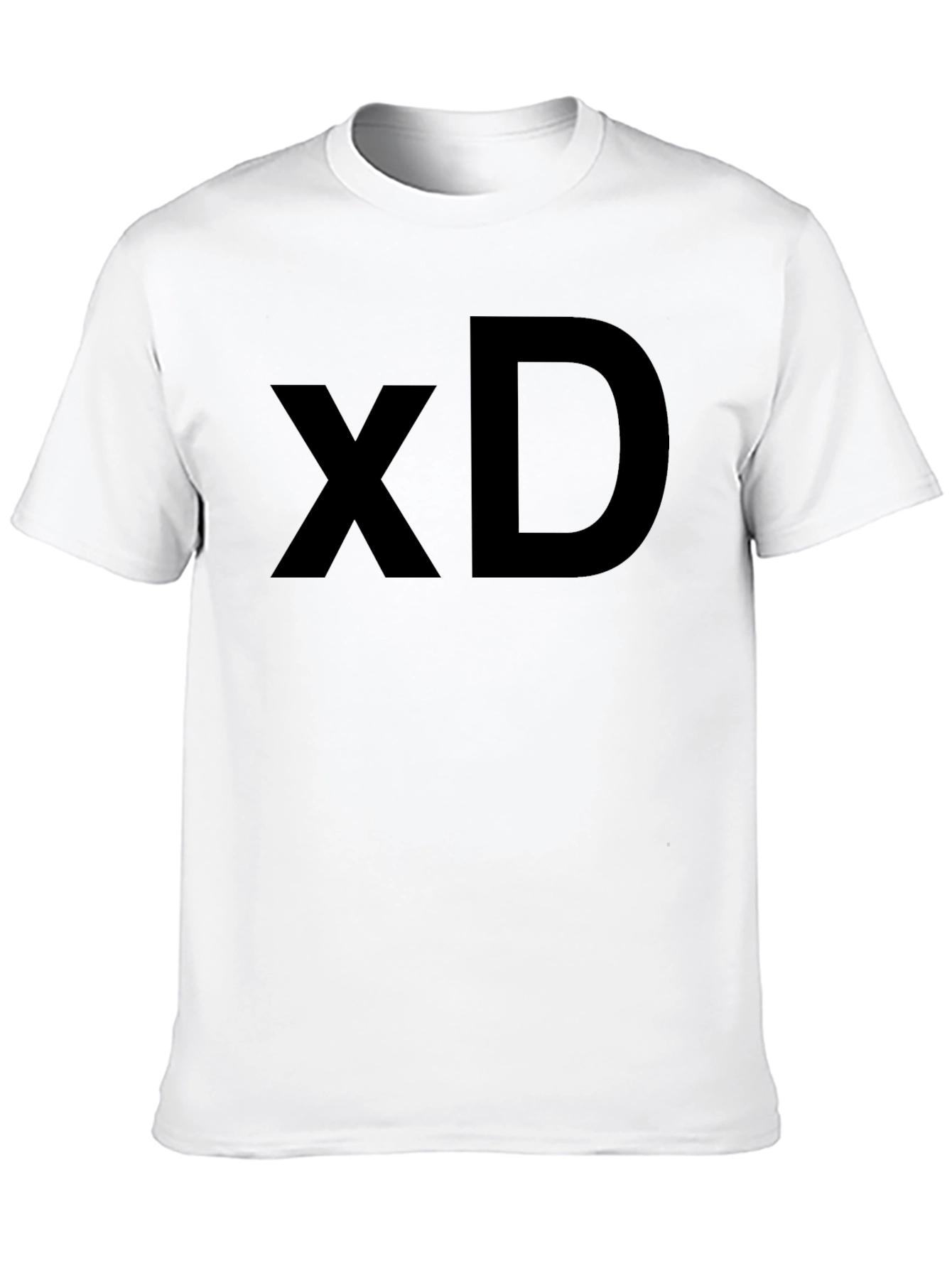 Black XD Graphic Tee - Classic Black Cotton T-Shirt view 10