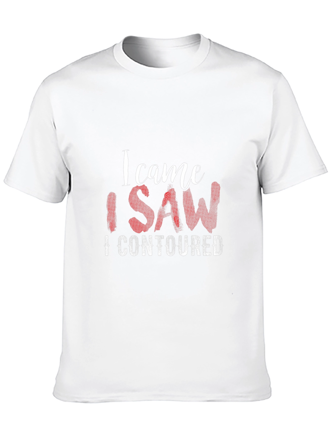 Black I Came I Saw I Contoured Graphic T-Shirt view 10