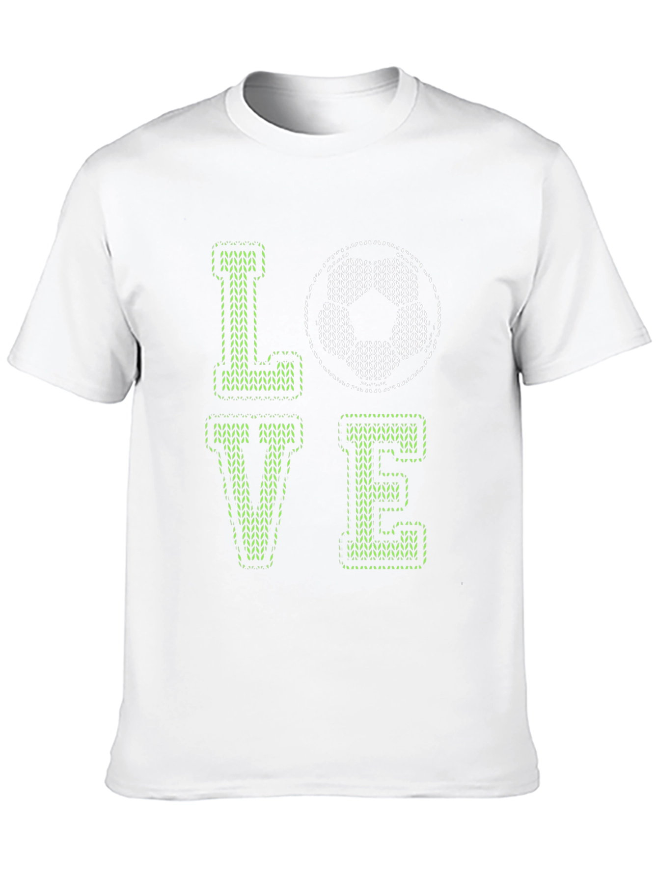 Black Love Soccer Graphic Black T-Shirt view 10