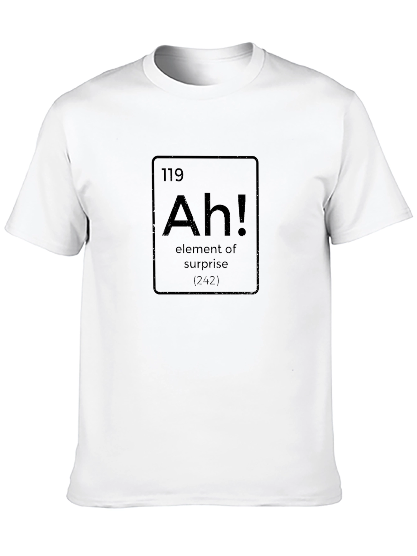 Black Element of Surprise Funny Graphic Tee view 10