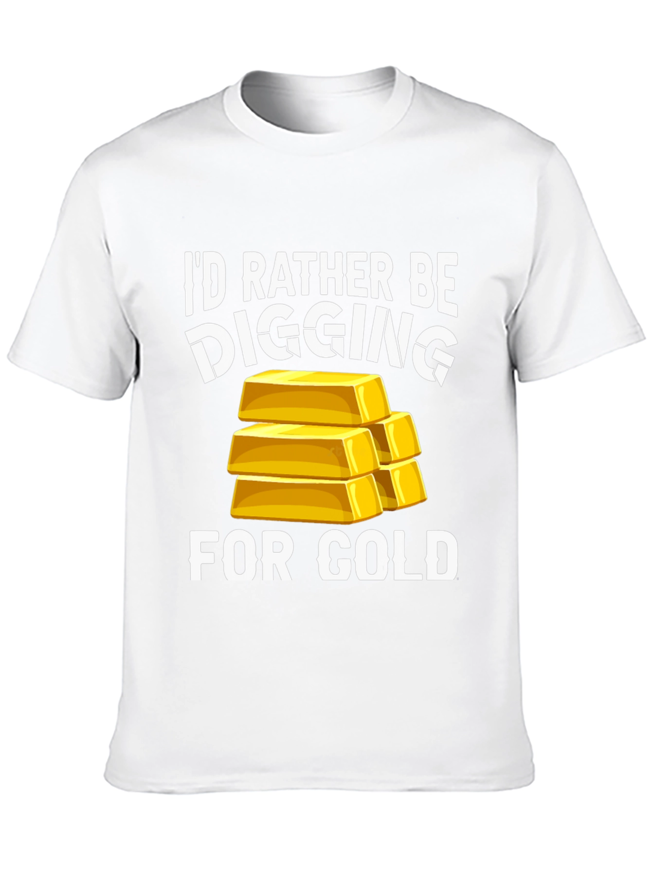 Black Digging For Gold T-Shirt view 10